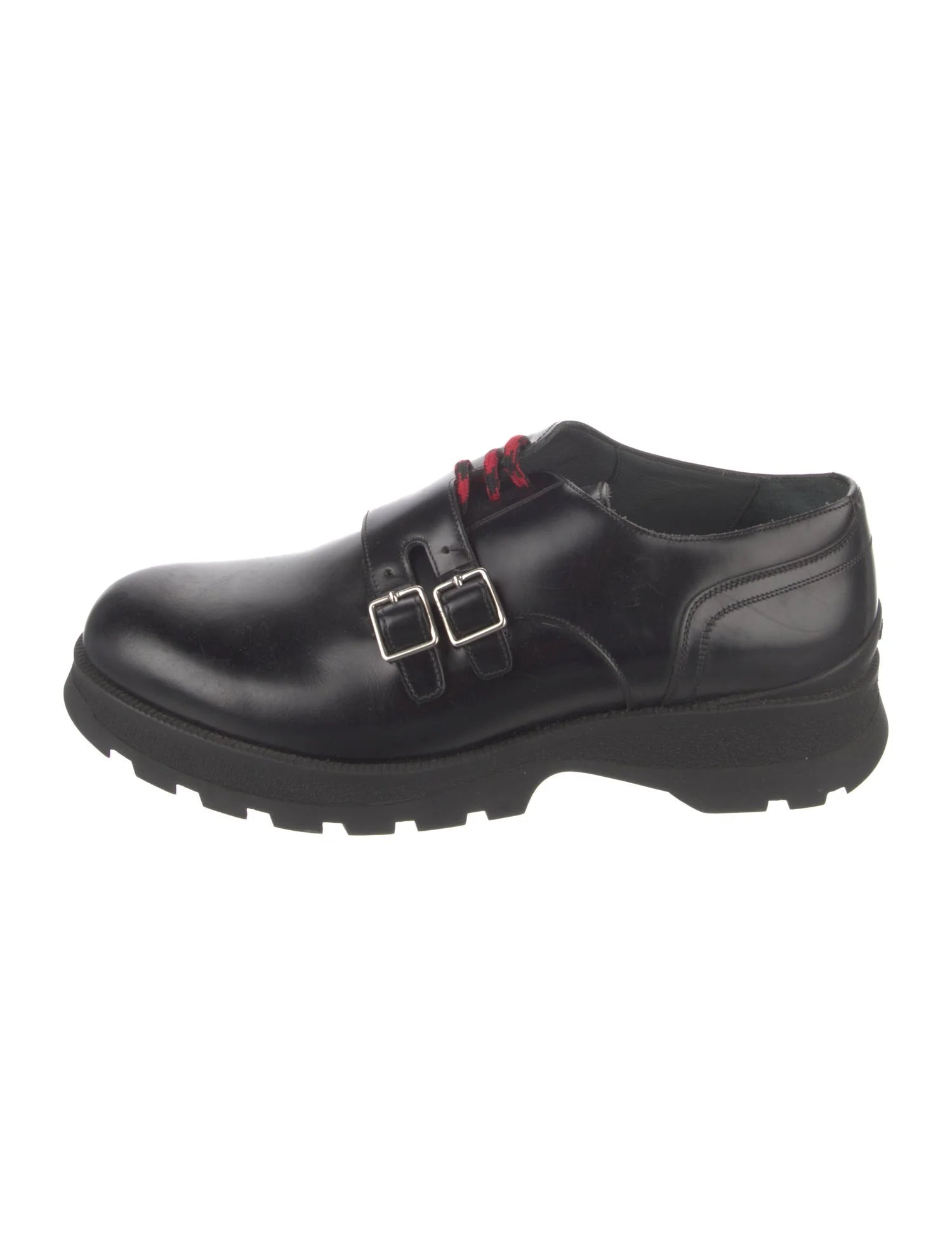 Dior Homme Leather Monk Strap Oxfords