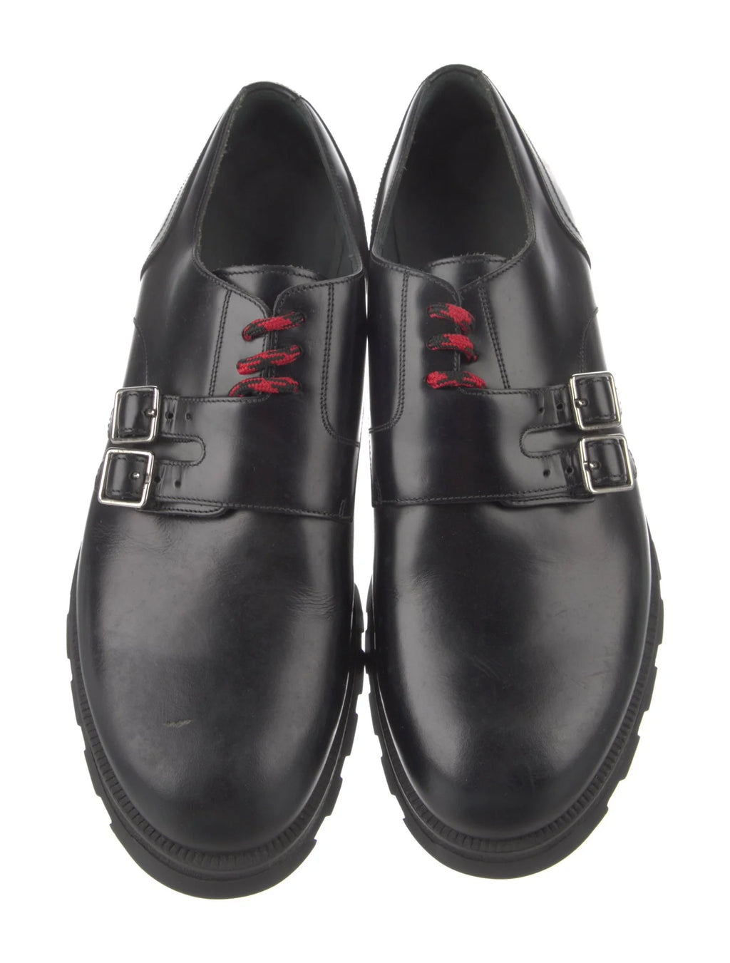 Dior Homme Leather Monk Strap Oxfords