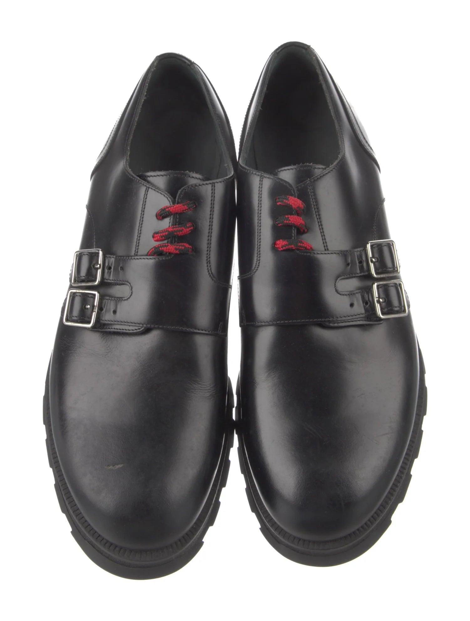 Dior Homme Leather Monk Strap Oxfords