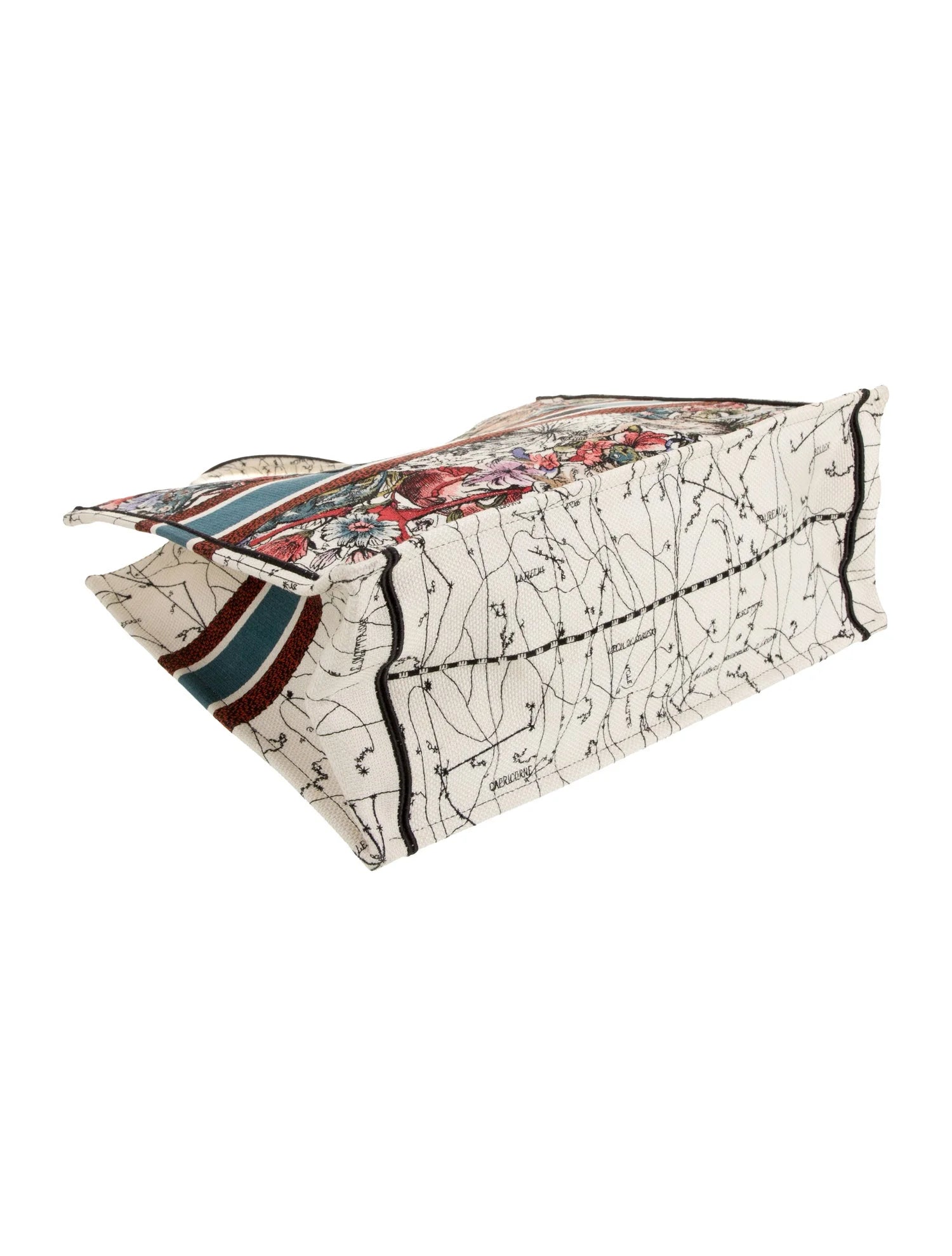 Dior Canvas Floral Book Tote