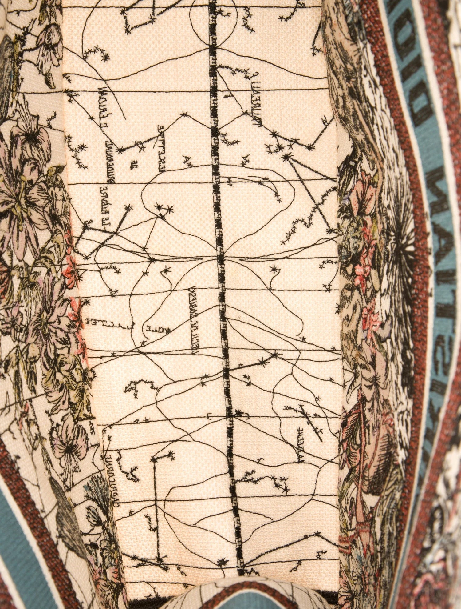 Dior Canvas Floral Book Tote