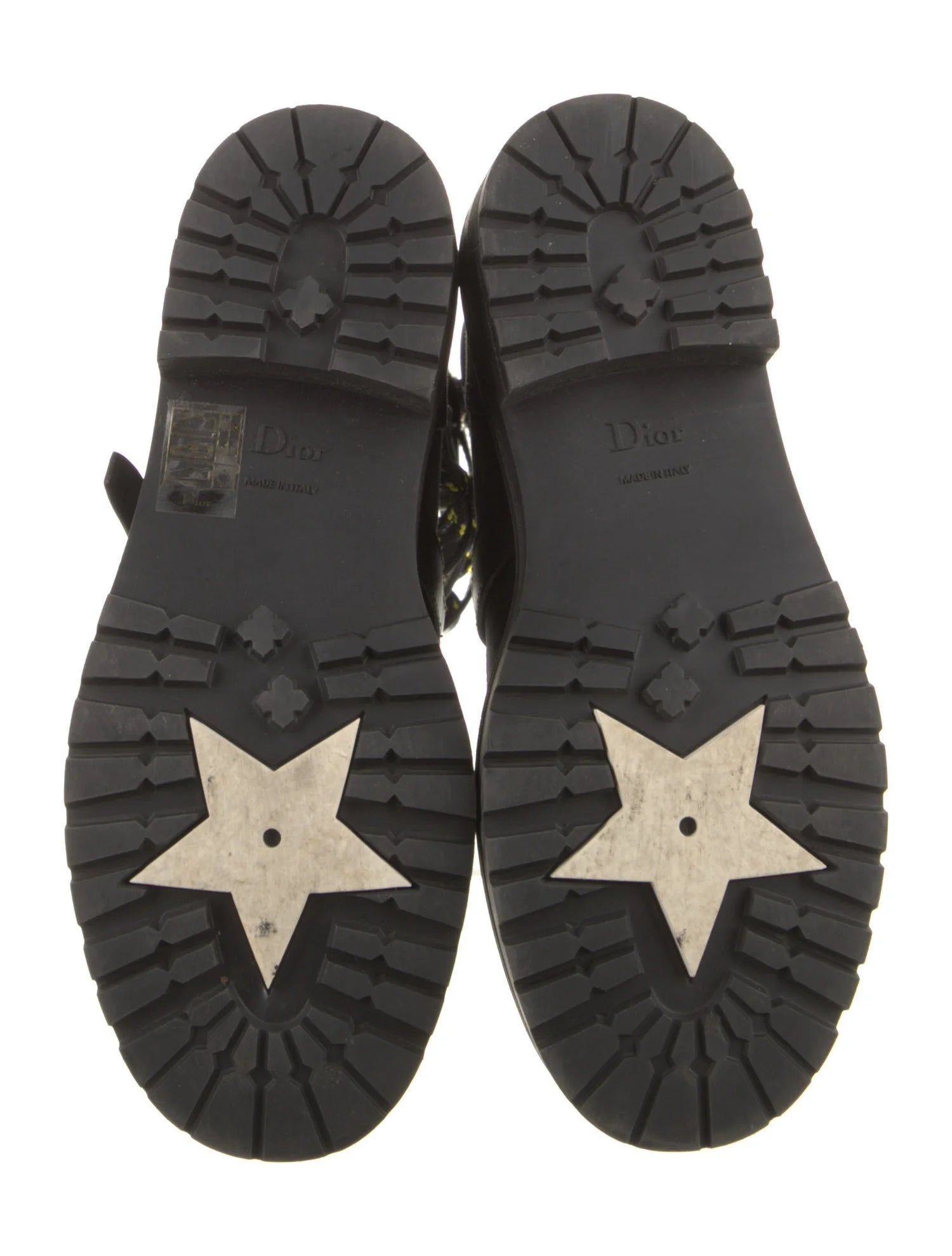 Dior Nylon Knee High Combat Boots