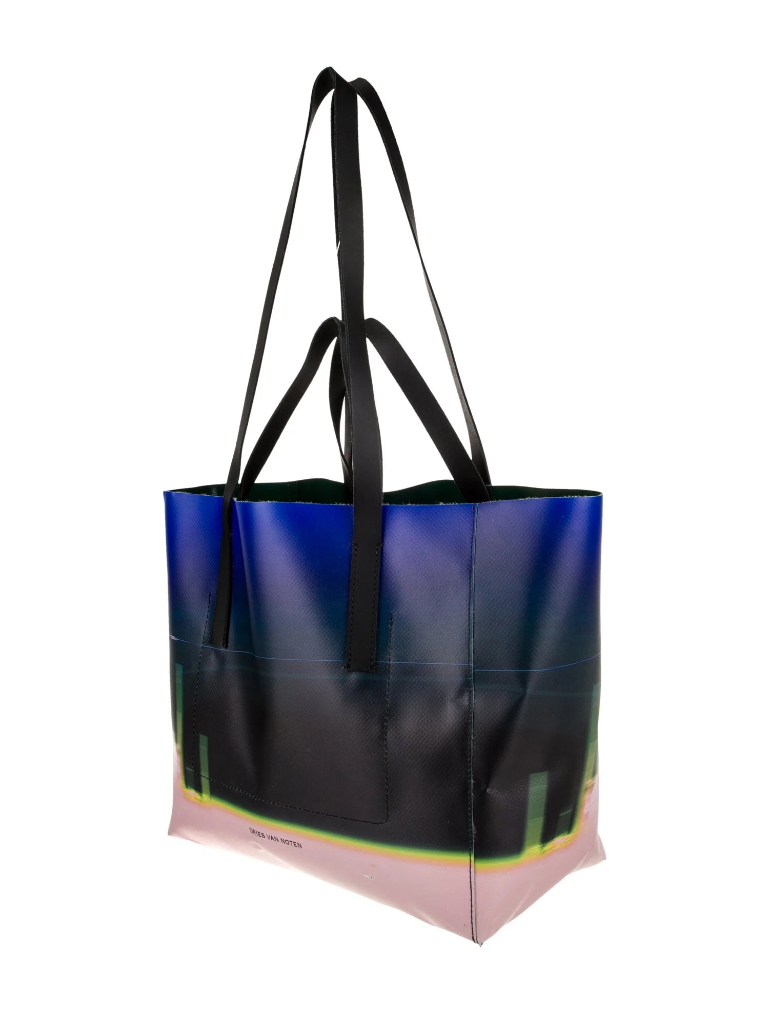 Dries Van Noten Abstract Printed Tote