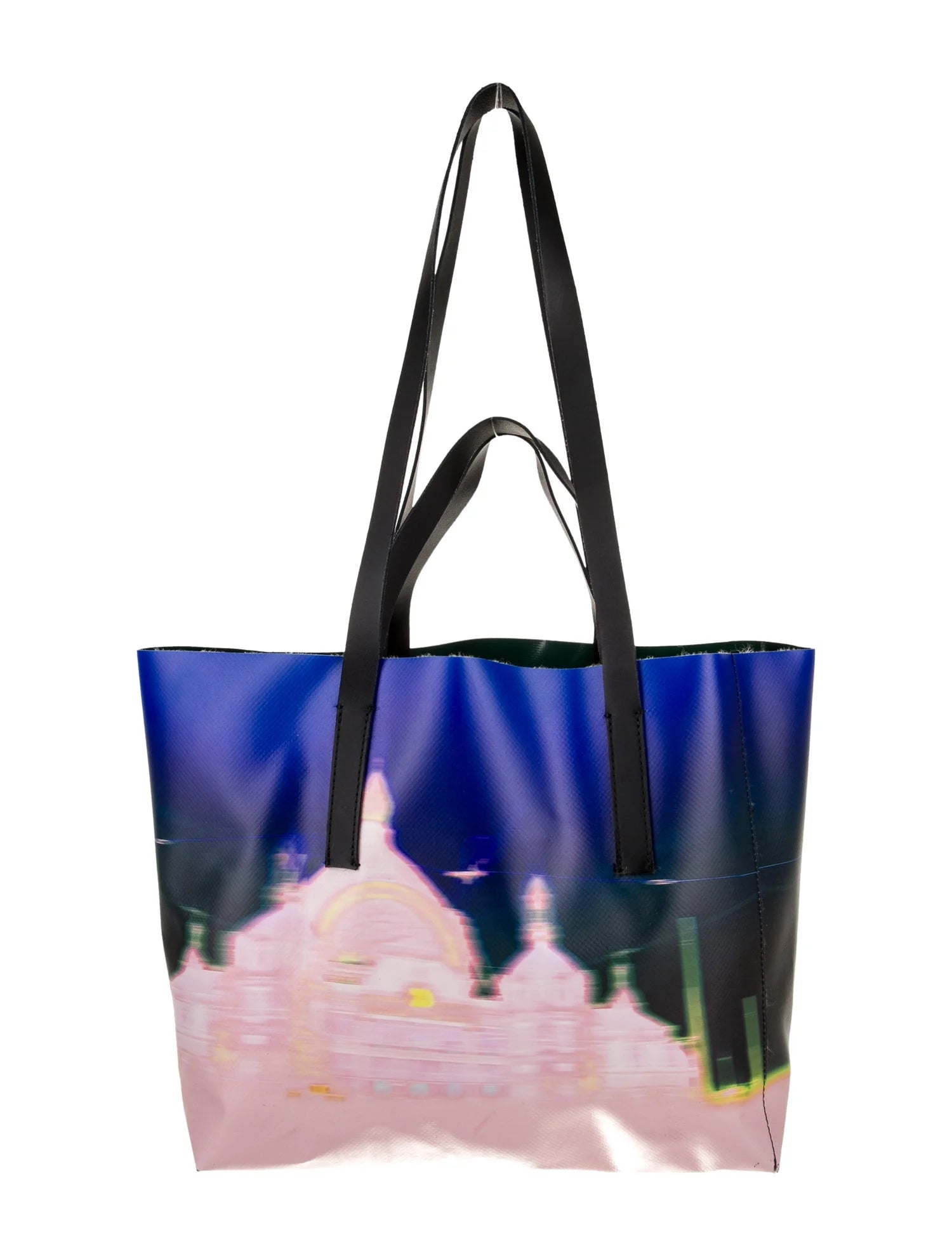 Dries Van Noten Abstract Printed Tote