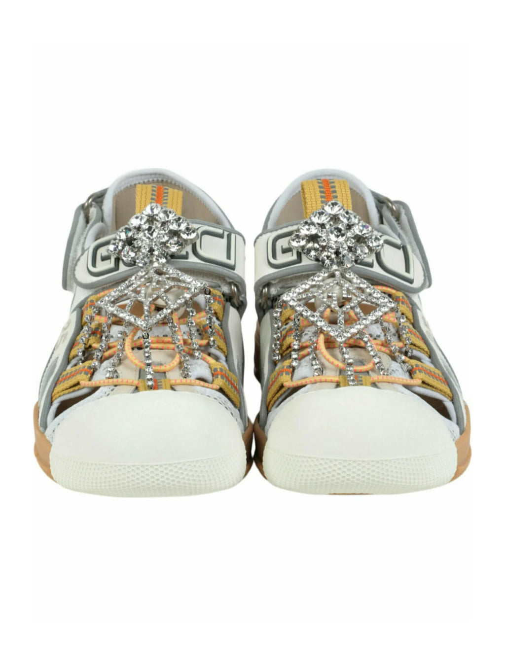 Gucci FW/20 Sling Back Crystal Sandals