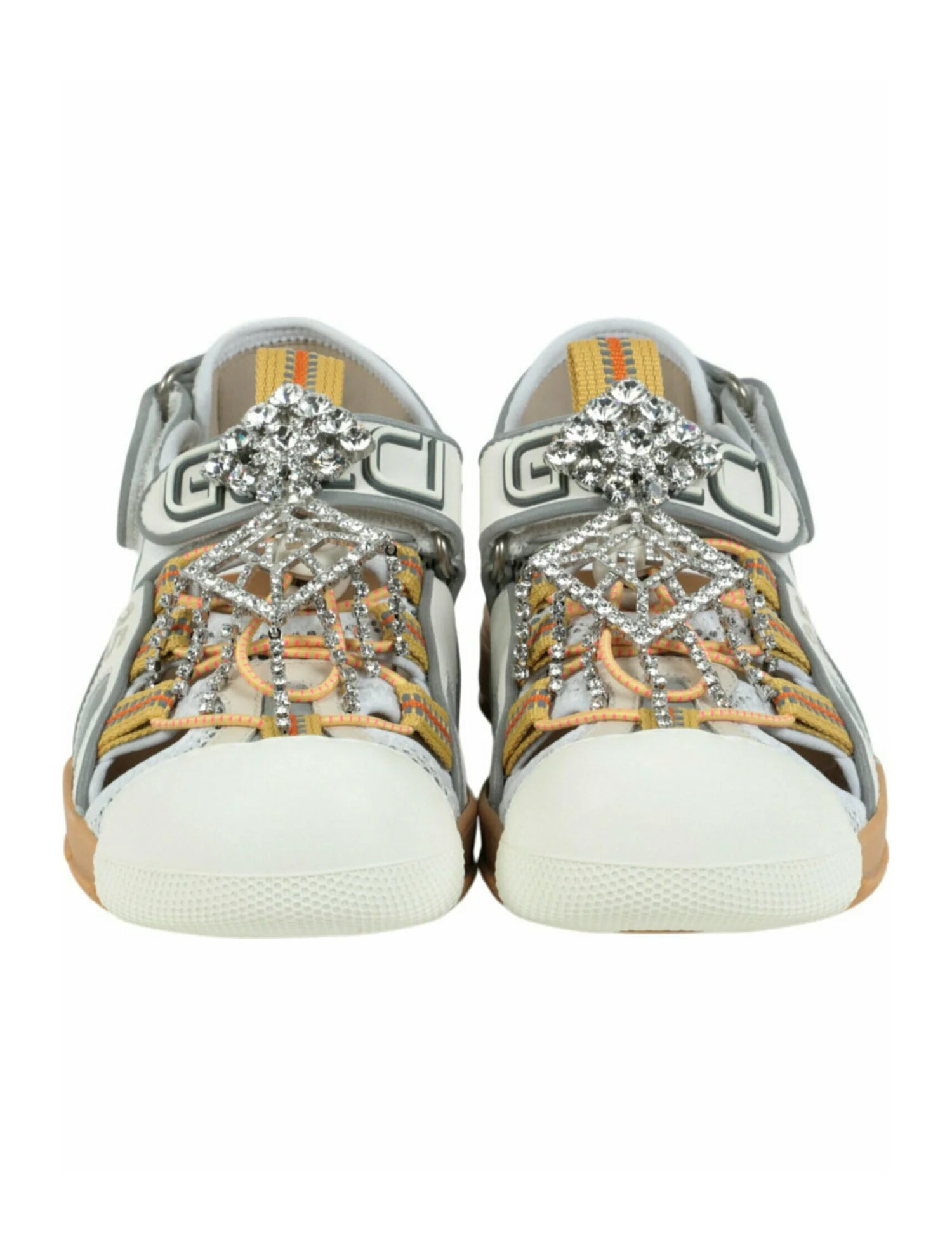 Gucci FW/20 Sling Back Crystal Sandals