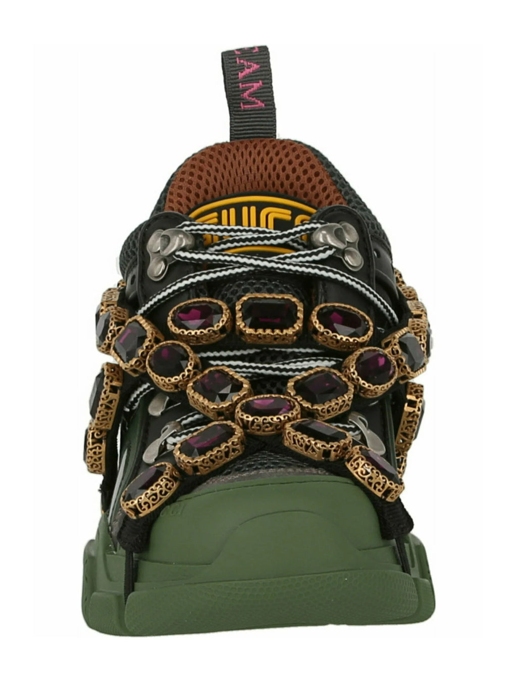 Gucci FW/20 Color Block Crystal Sneakers