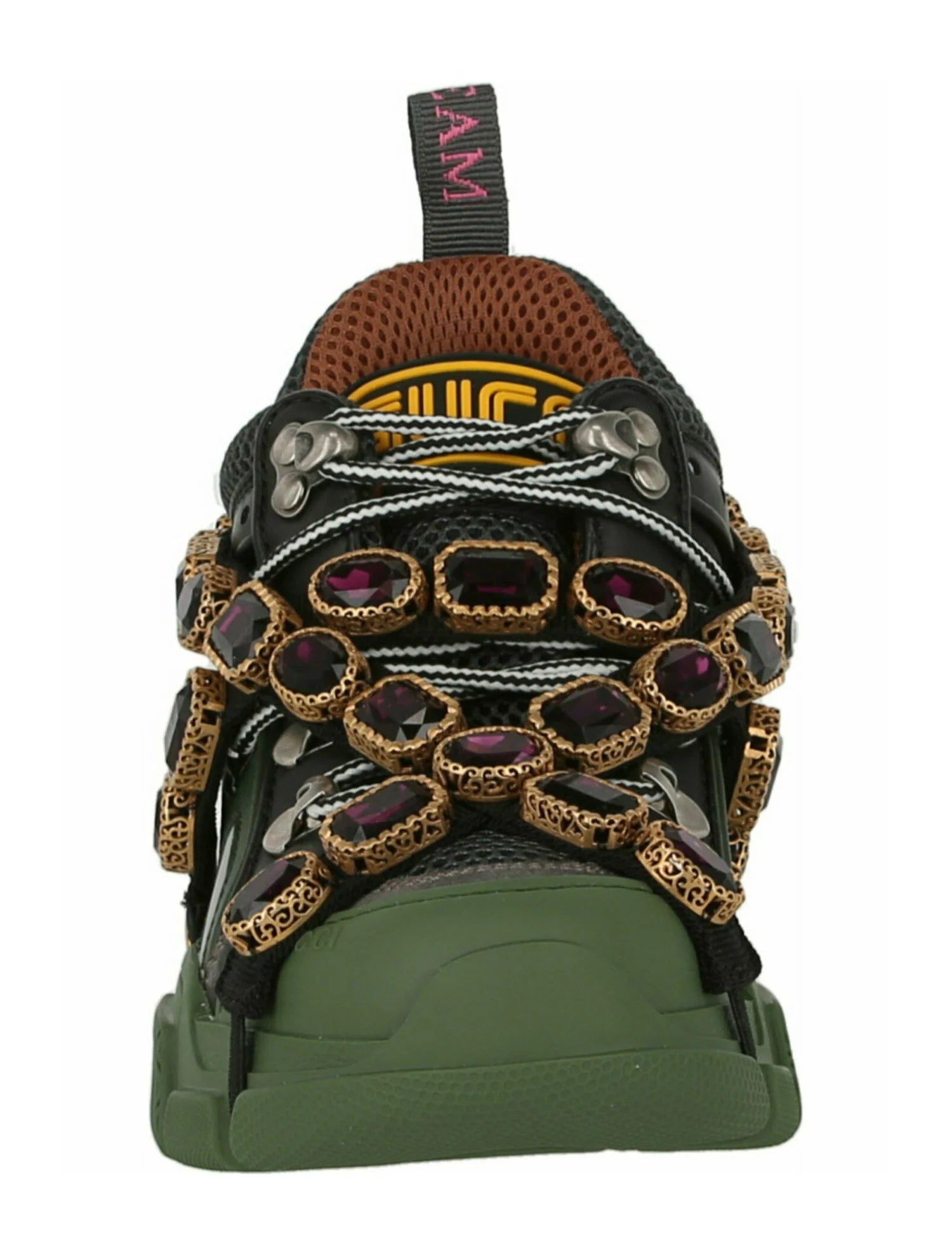 Gucci FW/20 Color Block Crystal Sneakers