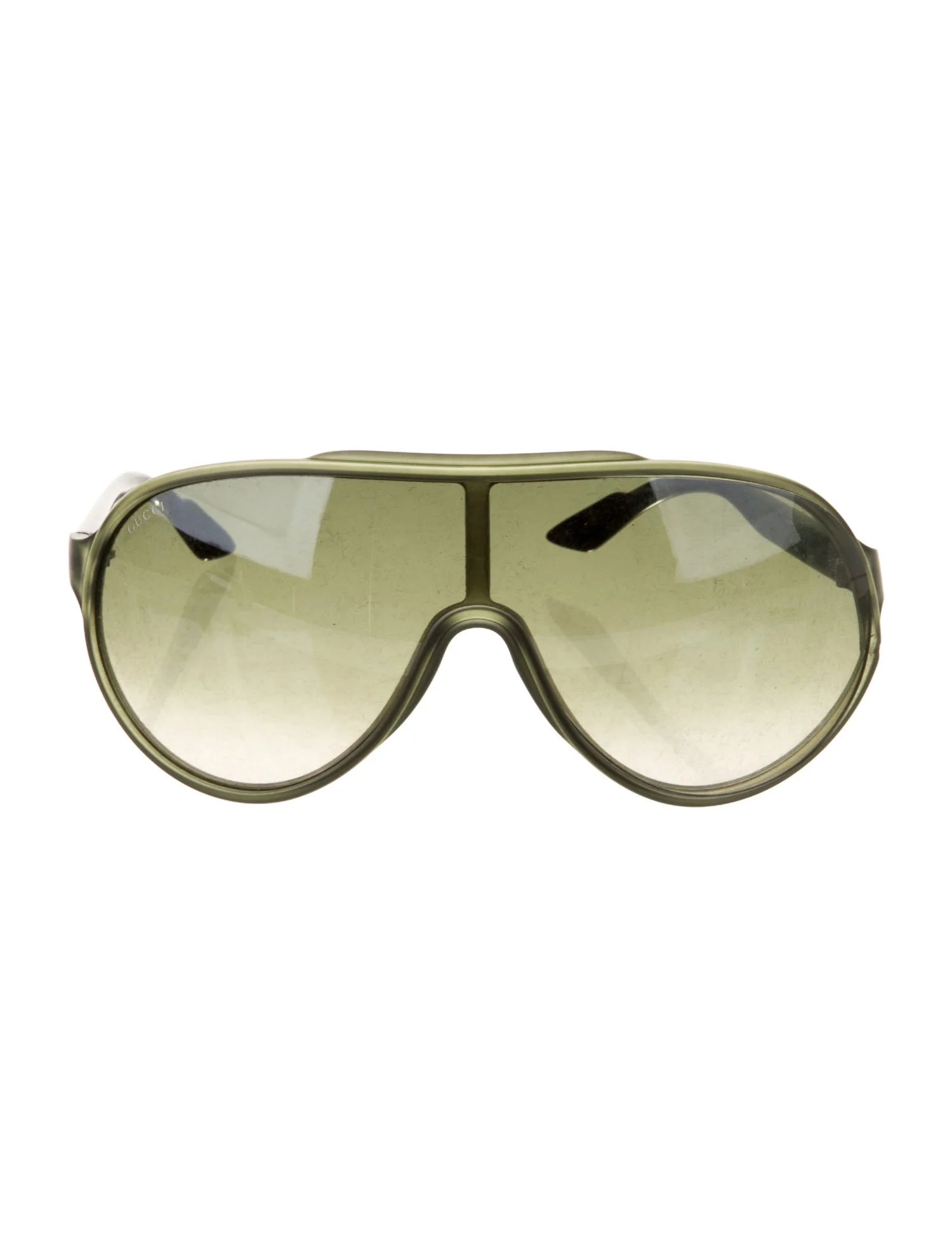 Gucci Tented Shield Aviator Glasses