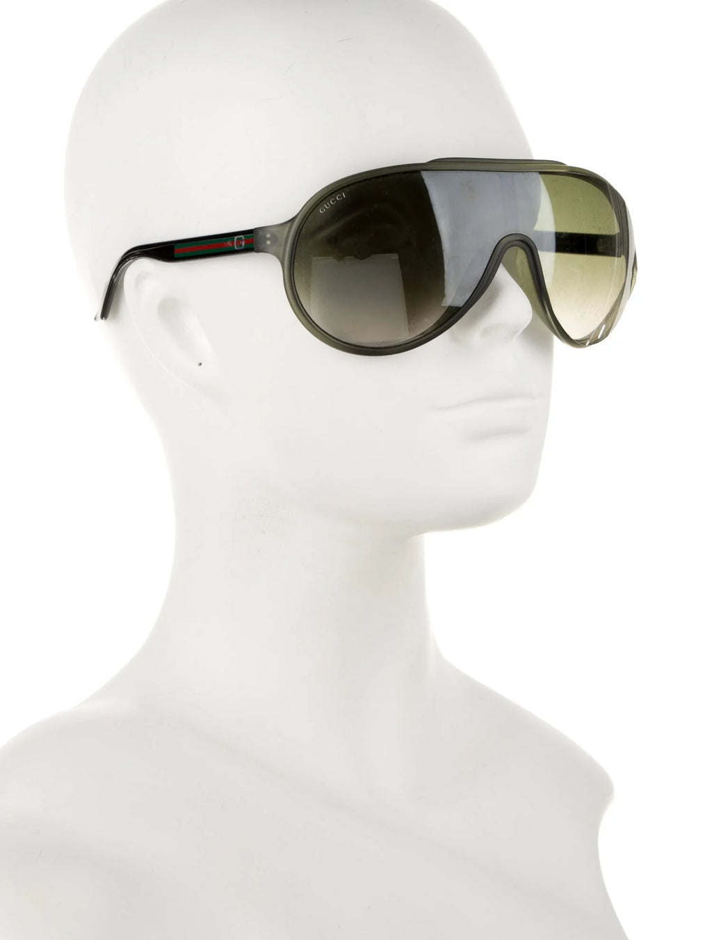 Gucci Tented Shield Aviator Glasses