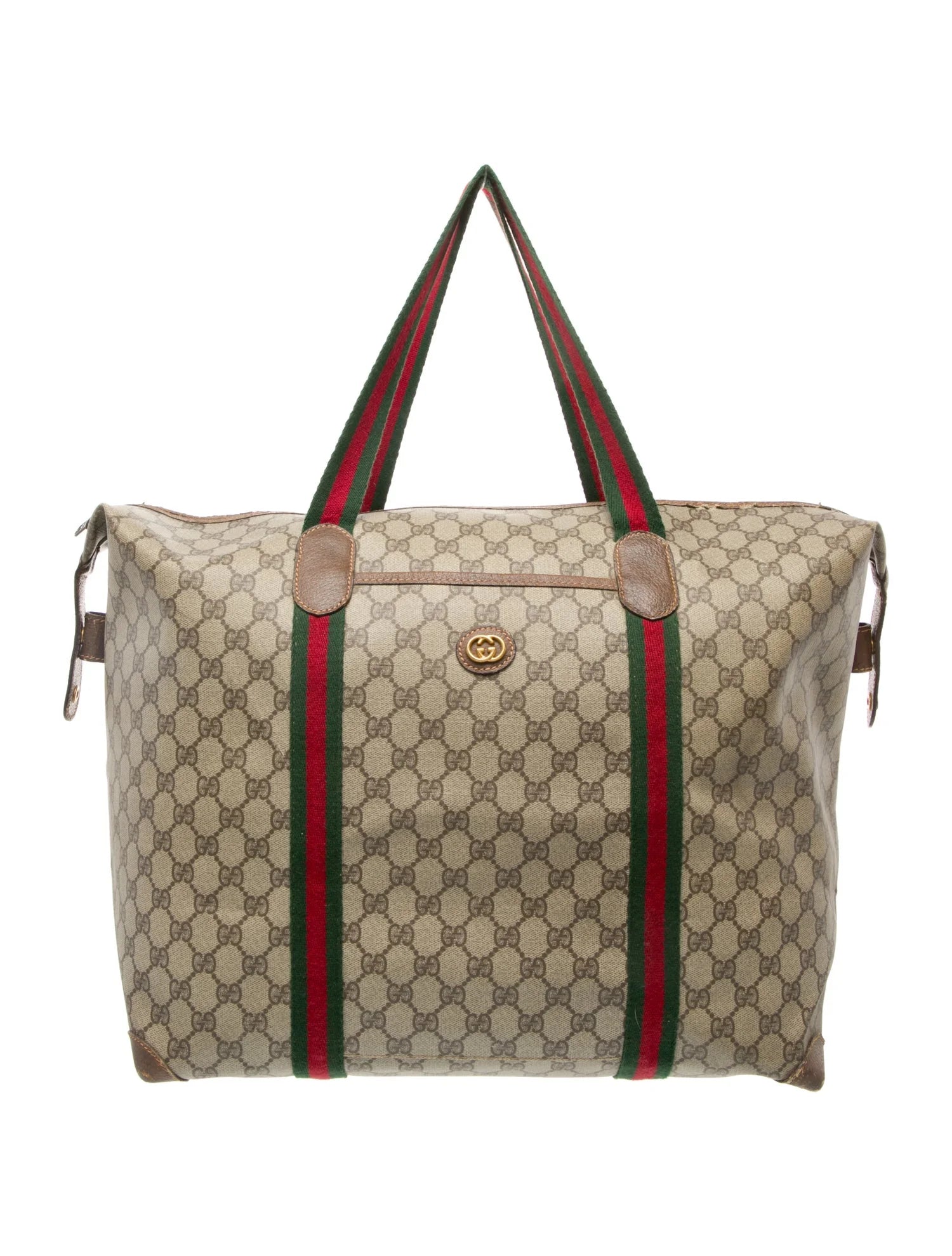 Gucci GG Web Monogram Weekender Bag