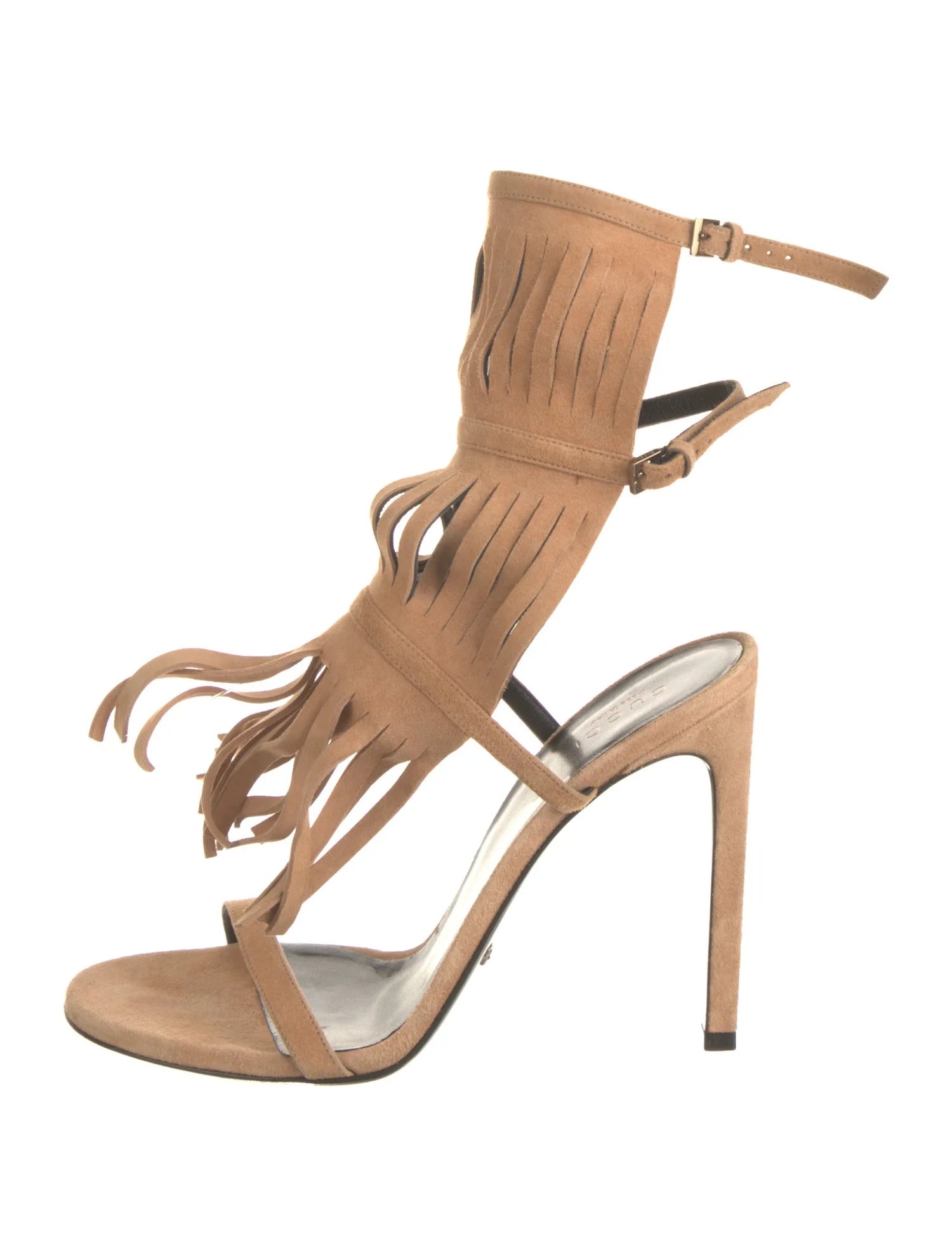 Gucci Suede Gladiator Heels