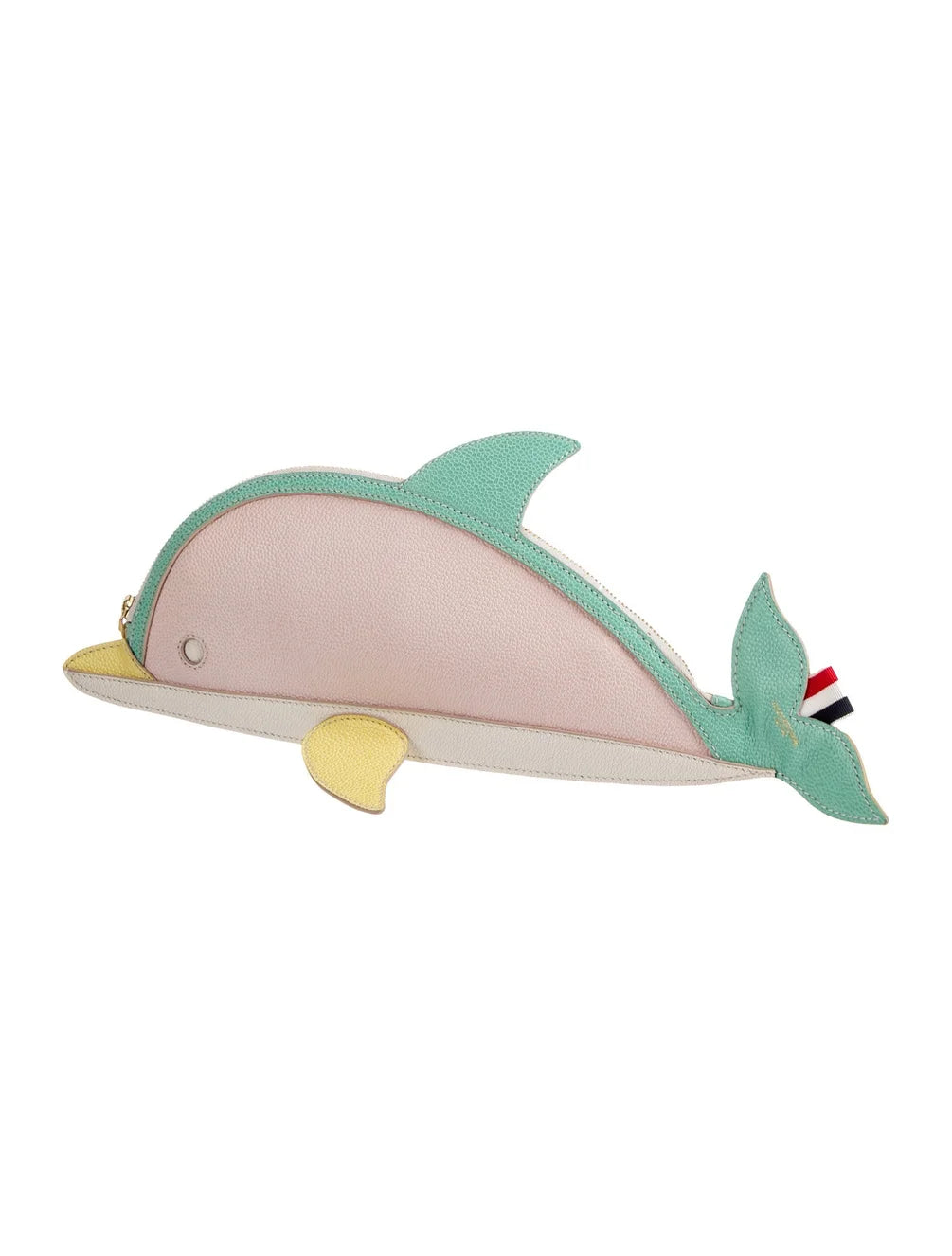 Thom Browne Leather Dolphin Clutch