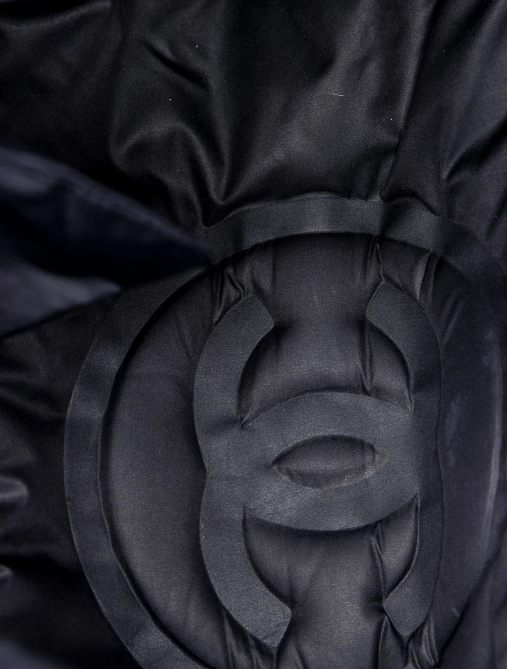 Chanel FW/17 Silver Nylon Bowling Bag