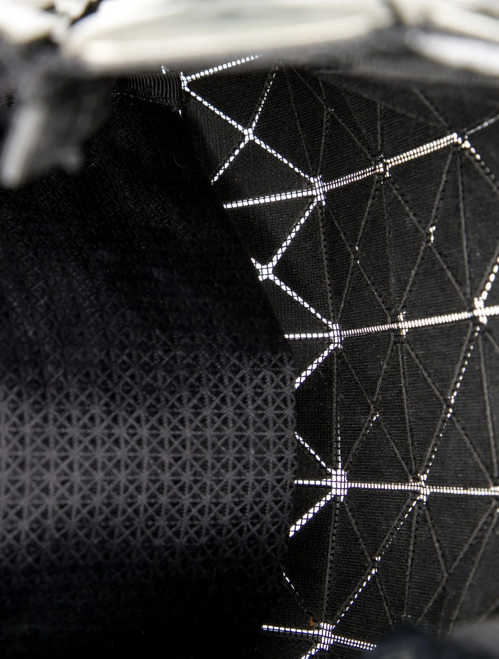 Issey Miyake Silver Top Handle PVC Tote