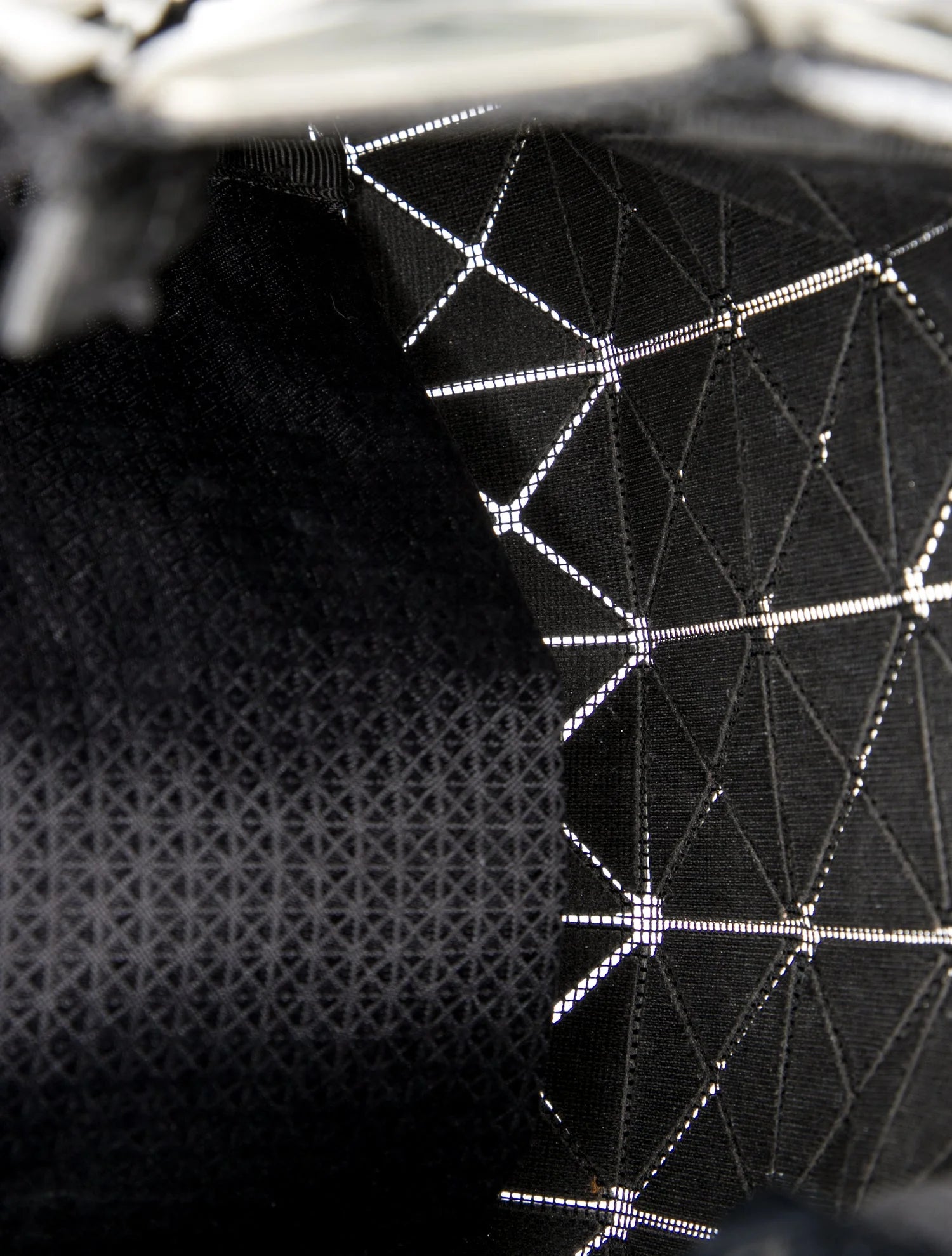 Issey Miyake Silver Top Handle PVC Tote