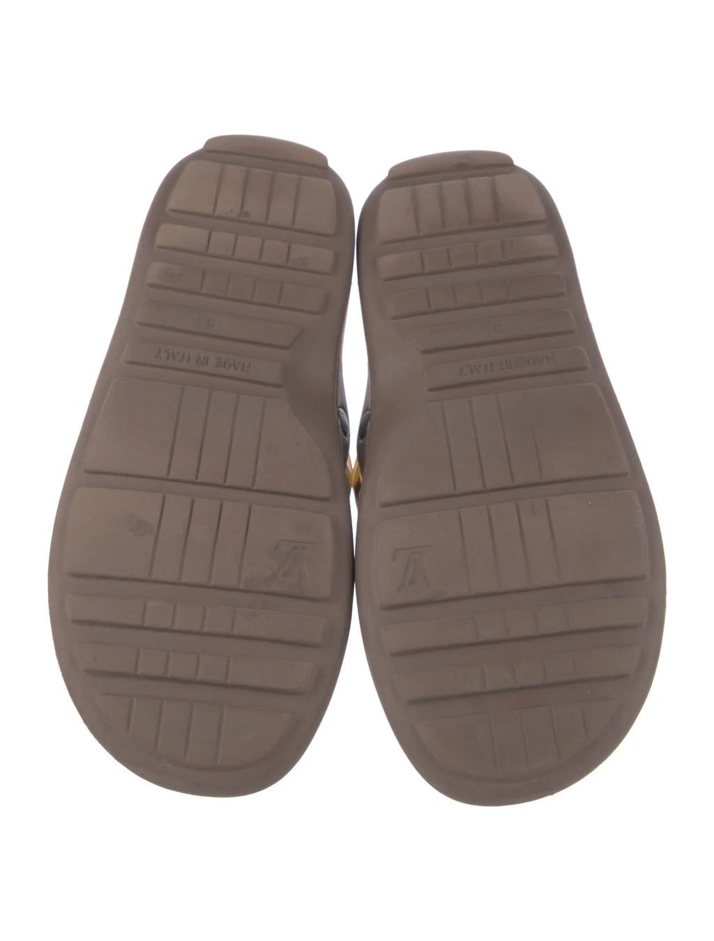 LV PVC Damier Printed Slides