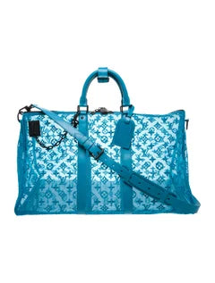 Louis Vuitton S/S 20 Weekender Mesh 50 Keepall Bag