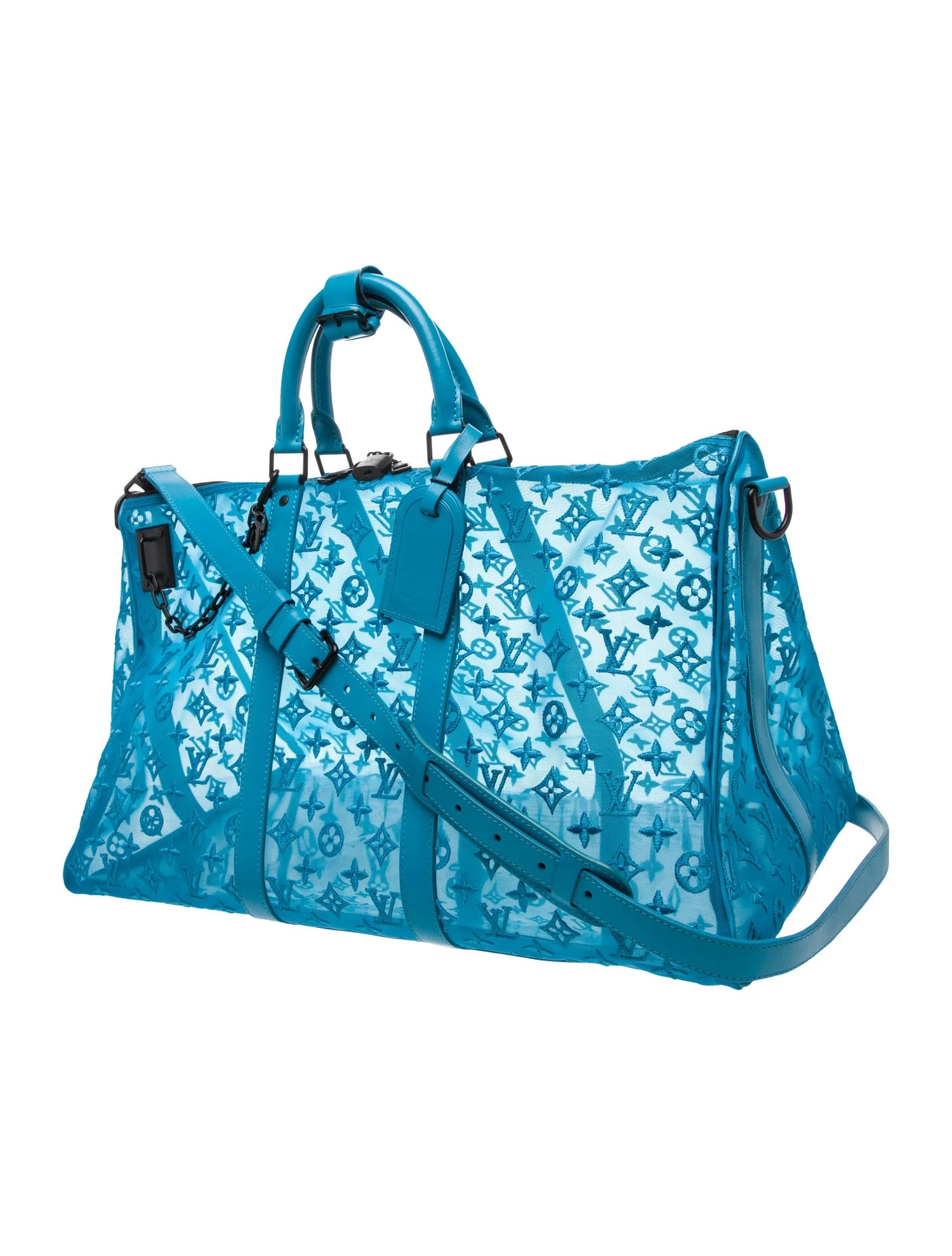 Louis Vuitton S/S 20 Weekender Mesh 50 Keepall Bag