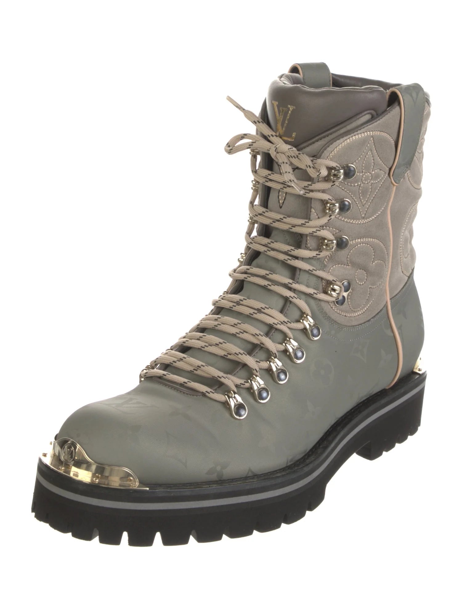 Louis Vuitton Monogram Nylon Combat Boots