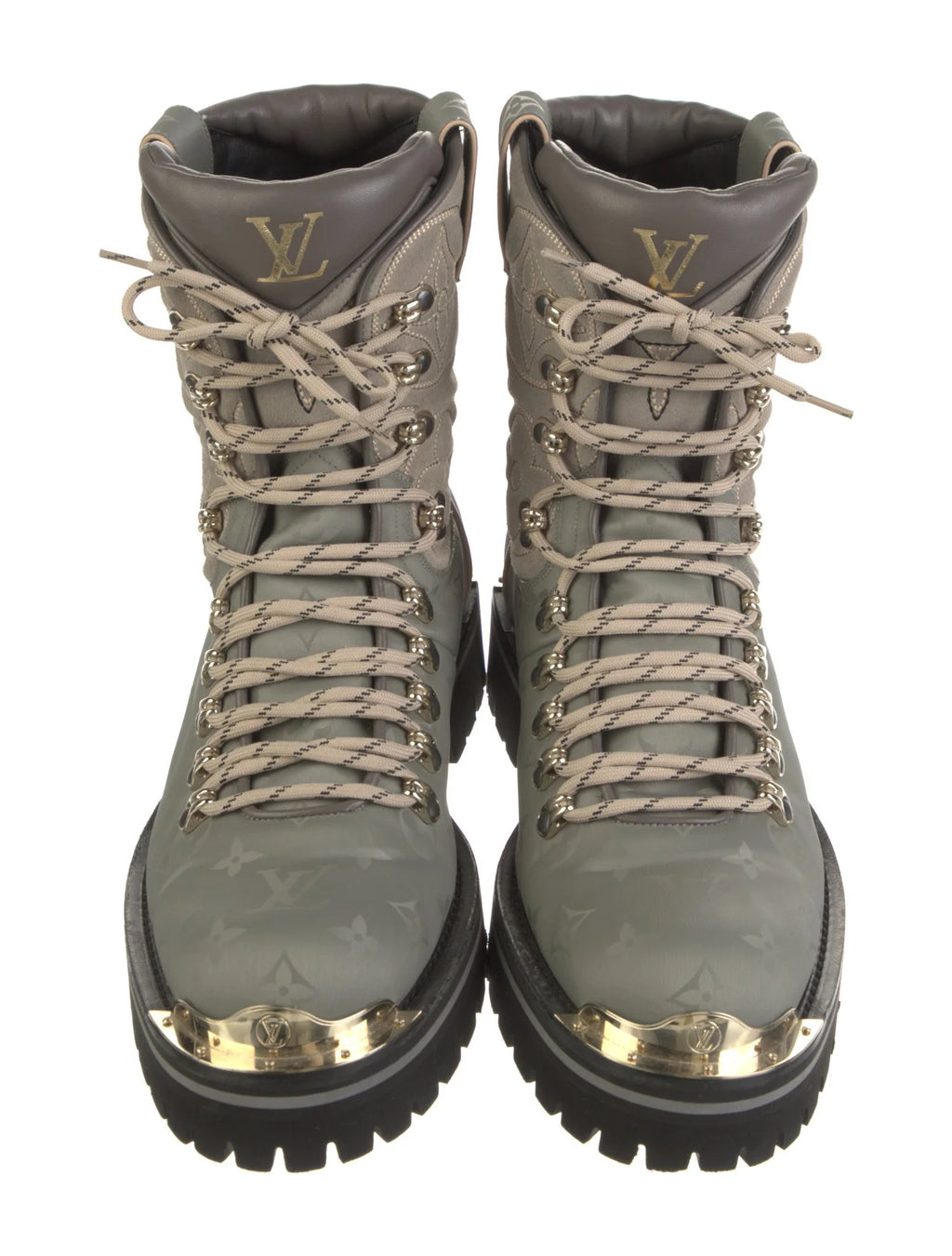 Louis Vuitton Monogram Nylon Combat Boots