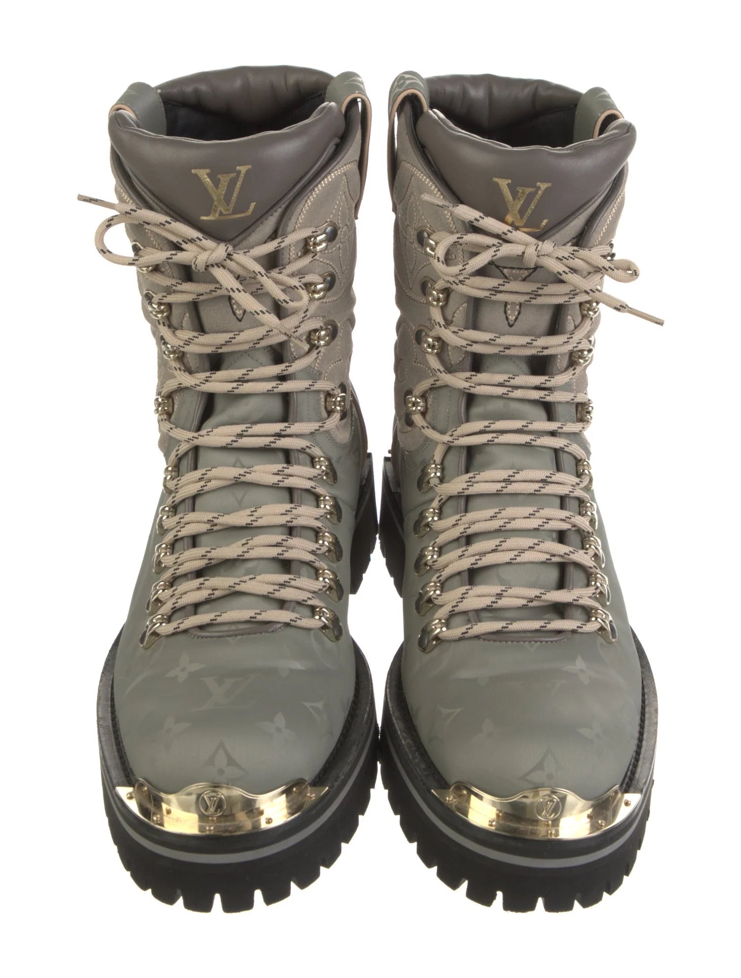 Louis Vuitton Monogram Nylon Combat Boots