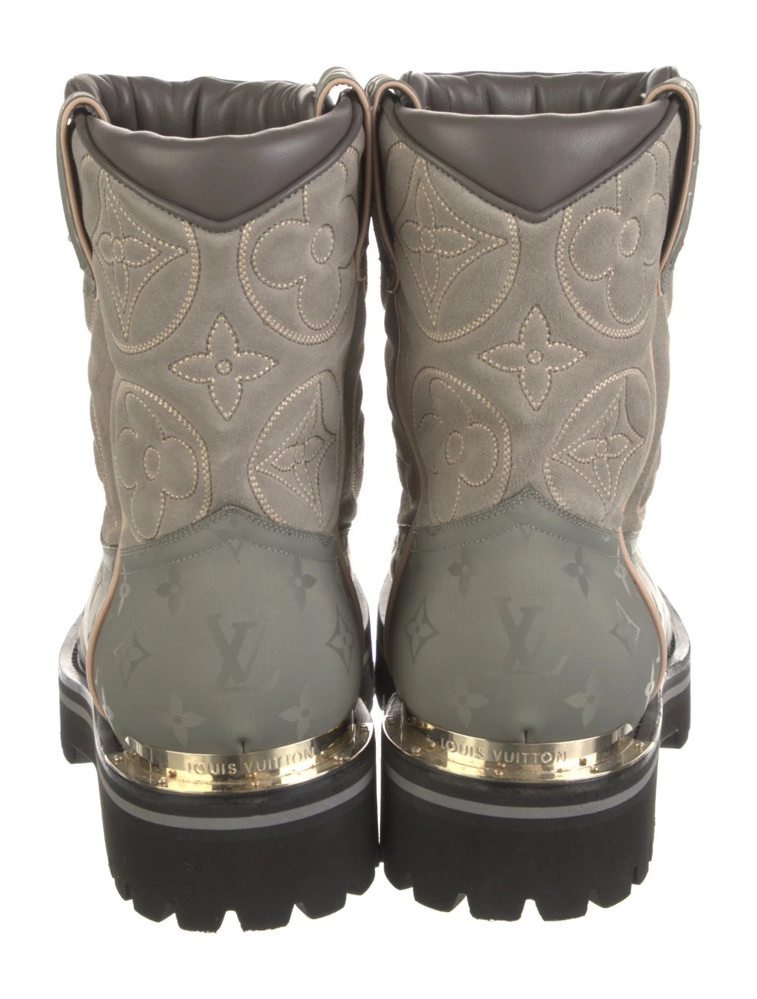 Louis Vuitton Monogram Nylon Combat Boots
