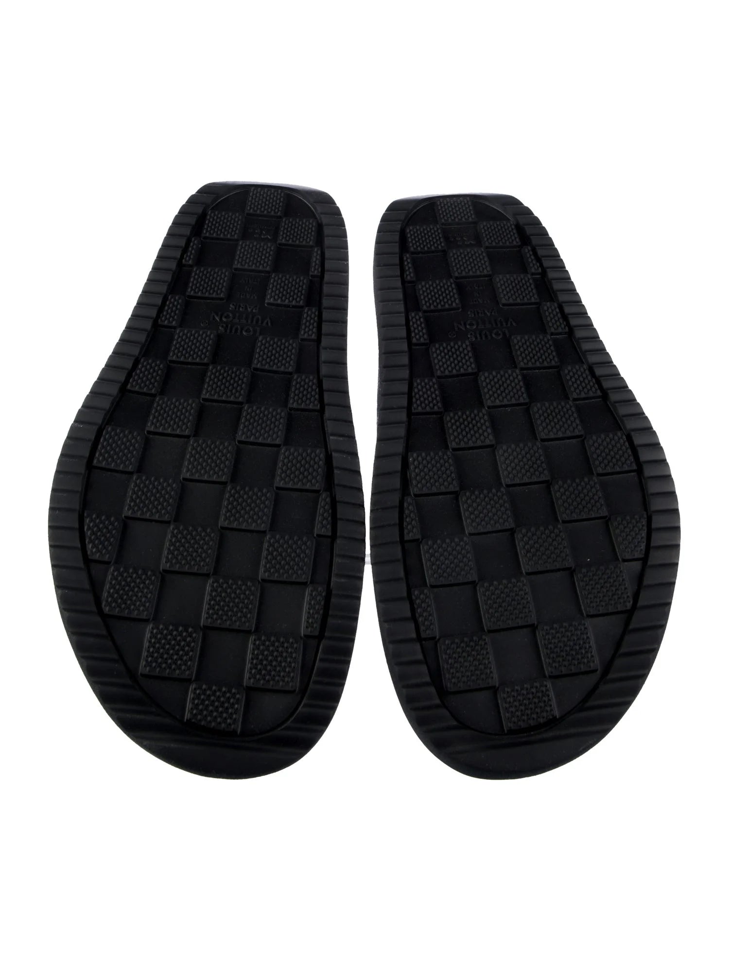 Louis Canvas Denim Monogram Cozy Slides