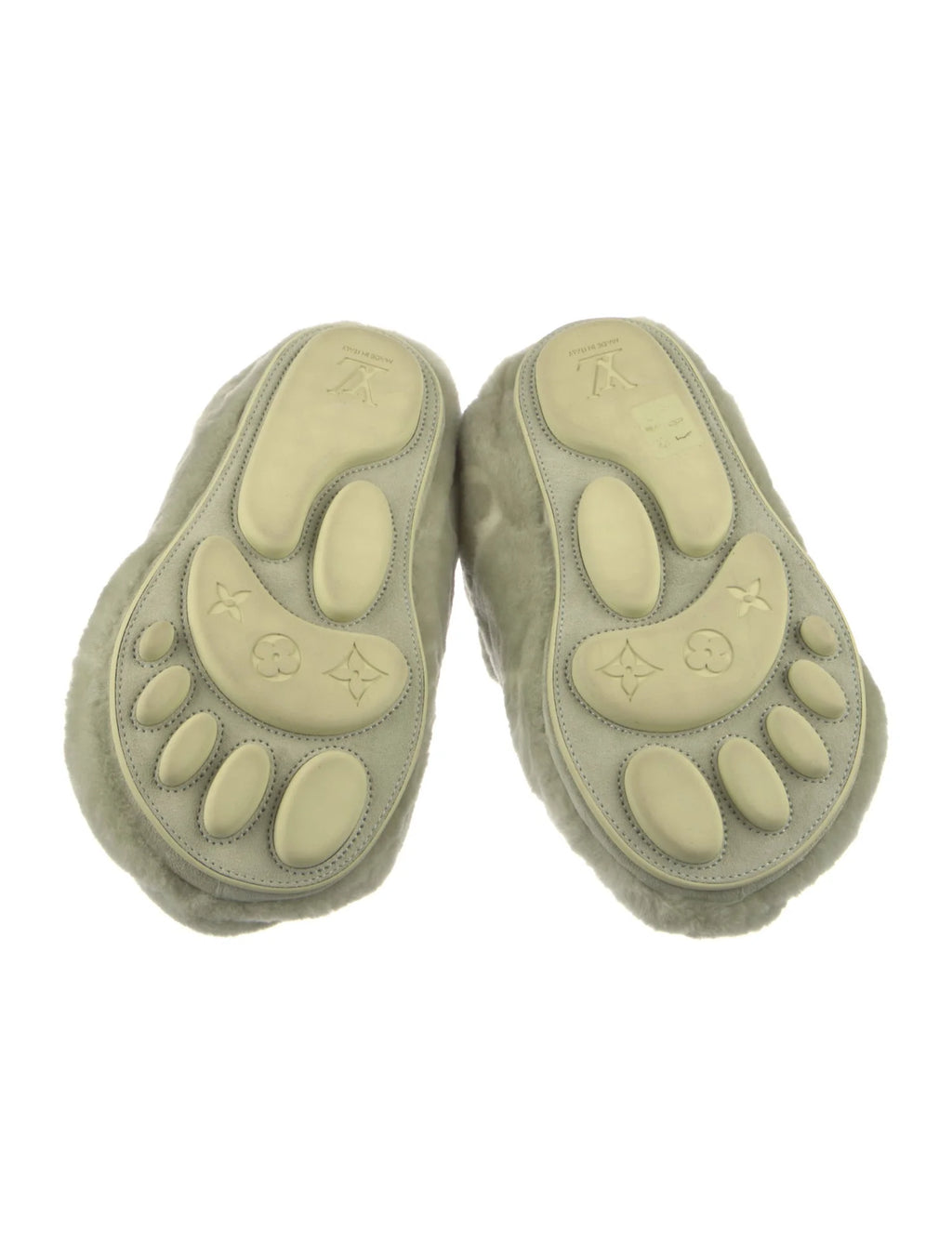 Louis Vuitton Fur Monogram Boots