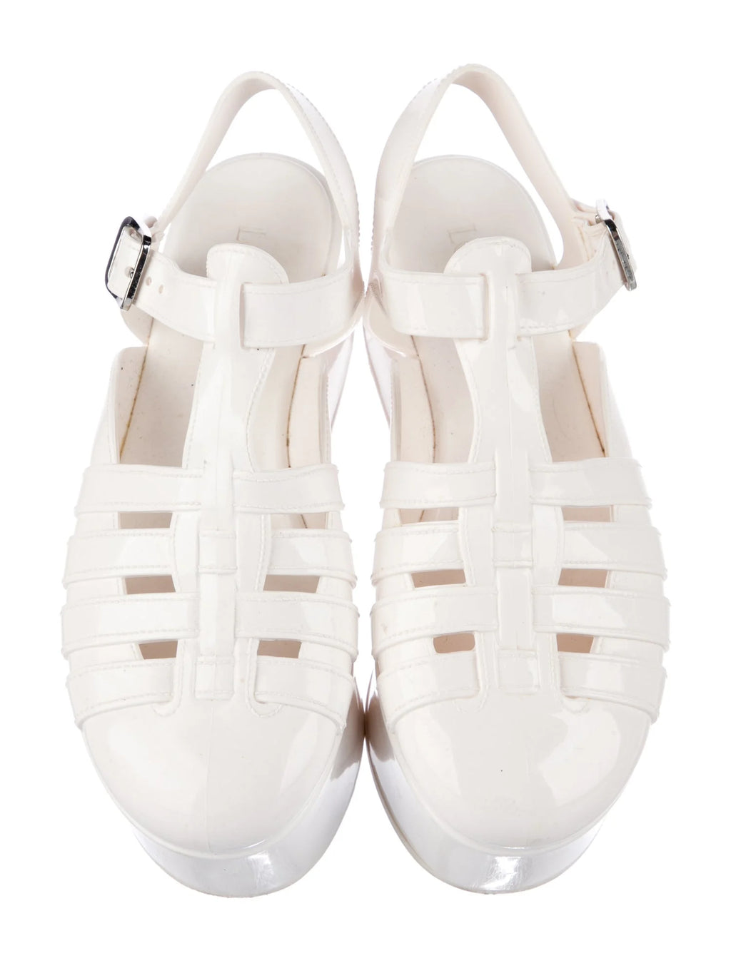 Loewe Rubber Platform Slingback Sandals