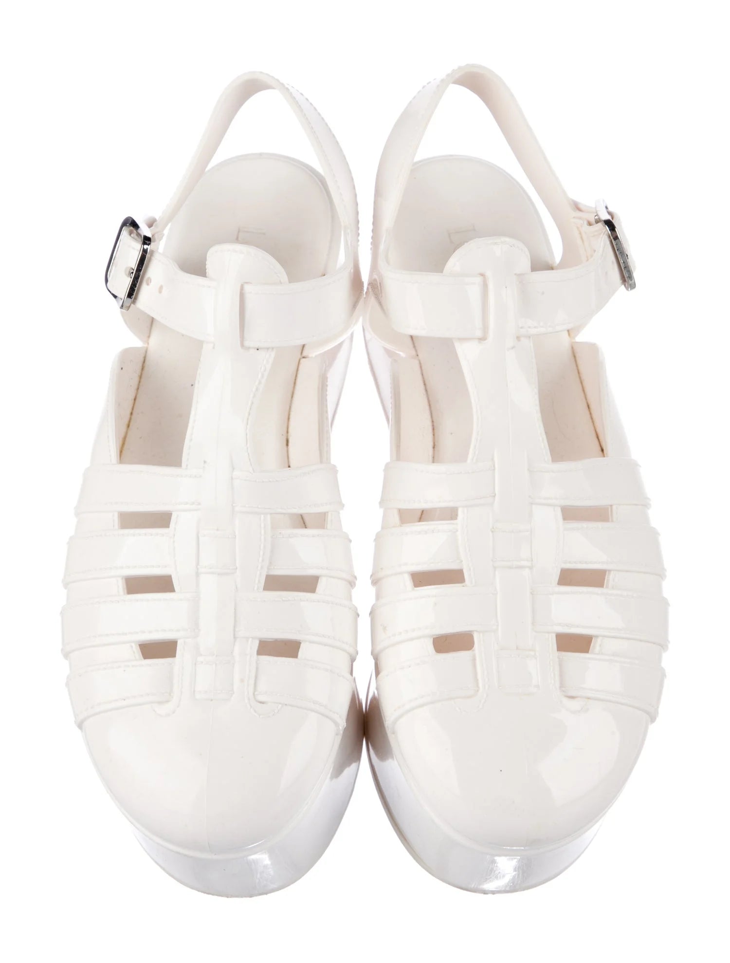 Loewe Rubber Platform Slingback Sandals