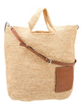 Loewe XL Raffia Slit Tote
