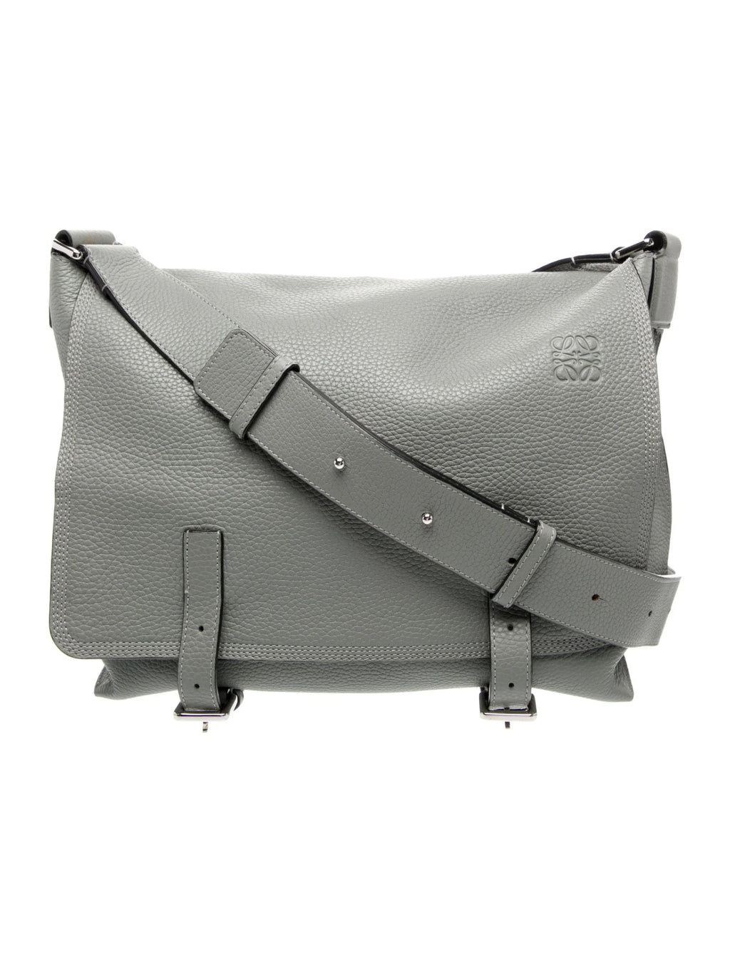 Loewe Grosgrain Leather Messenger Bag