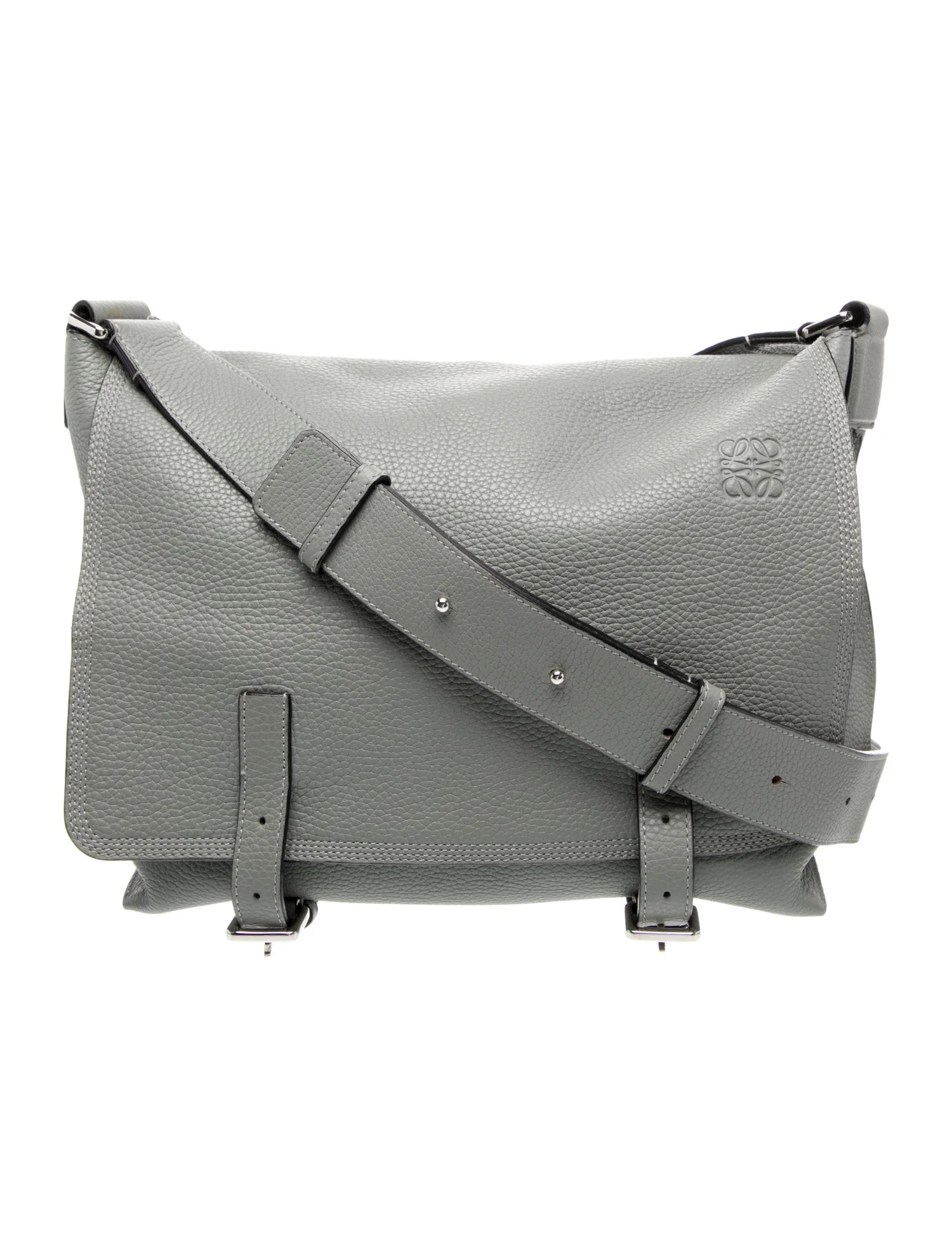 Loewe Grosgrain Leather Messenger Bag