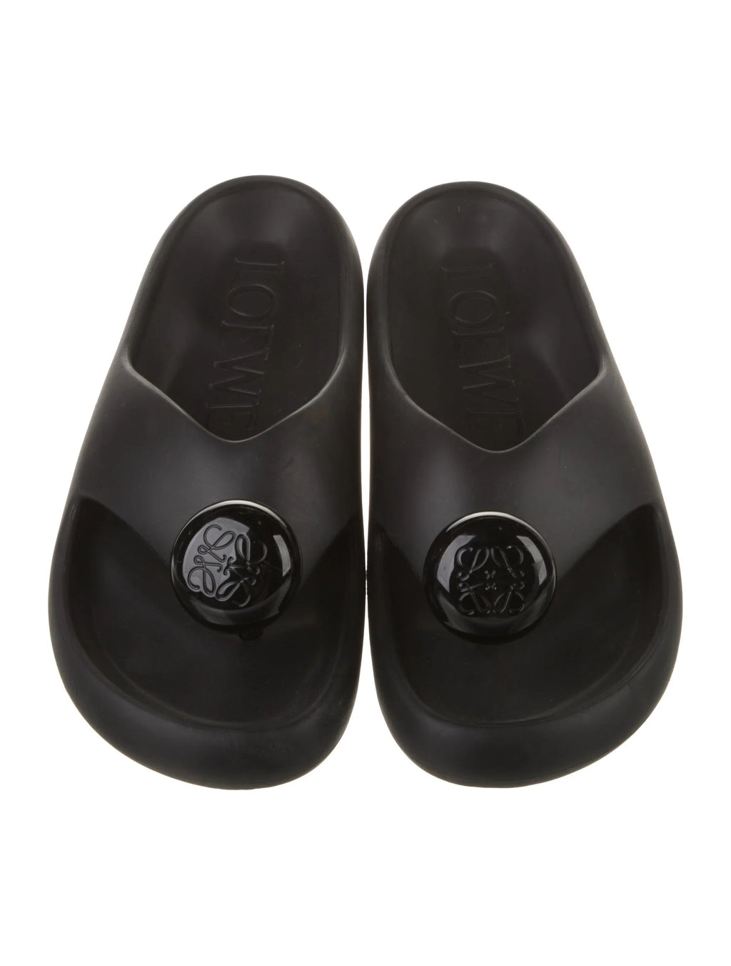 Loewe Logo Rubber Flip Flops