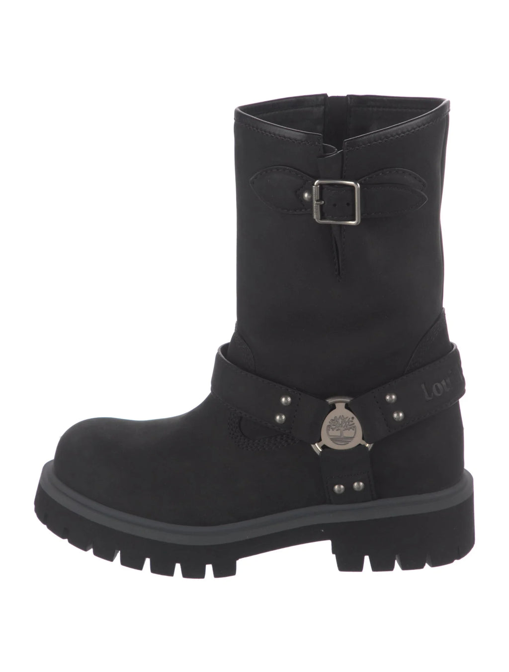 Louis Vuitton X Timberland Suede Mid-Calf Slip On Boots