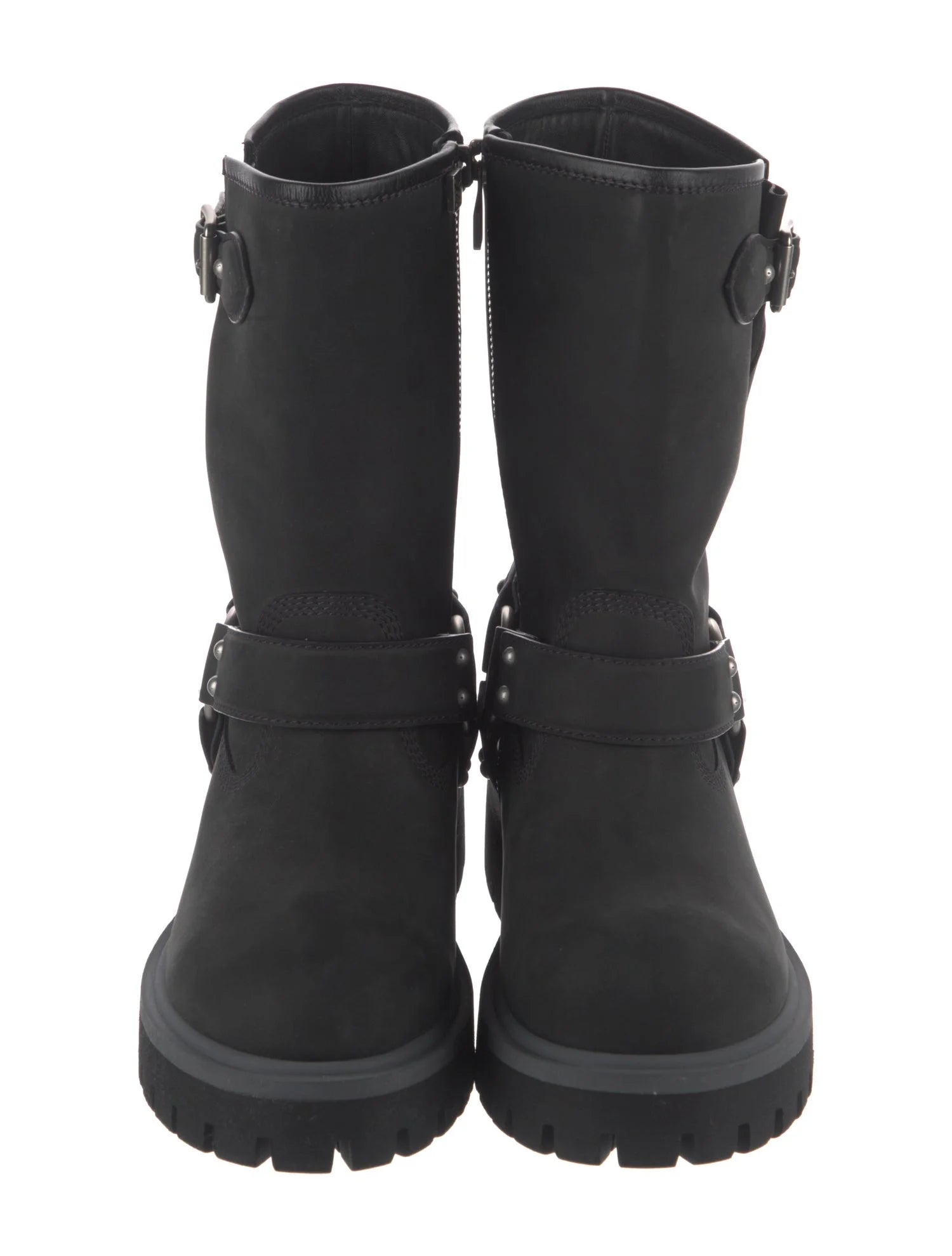 Louis Vuitton X Timberland Suede Mid-Calf Slip On Boots