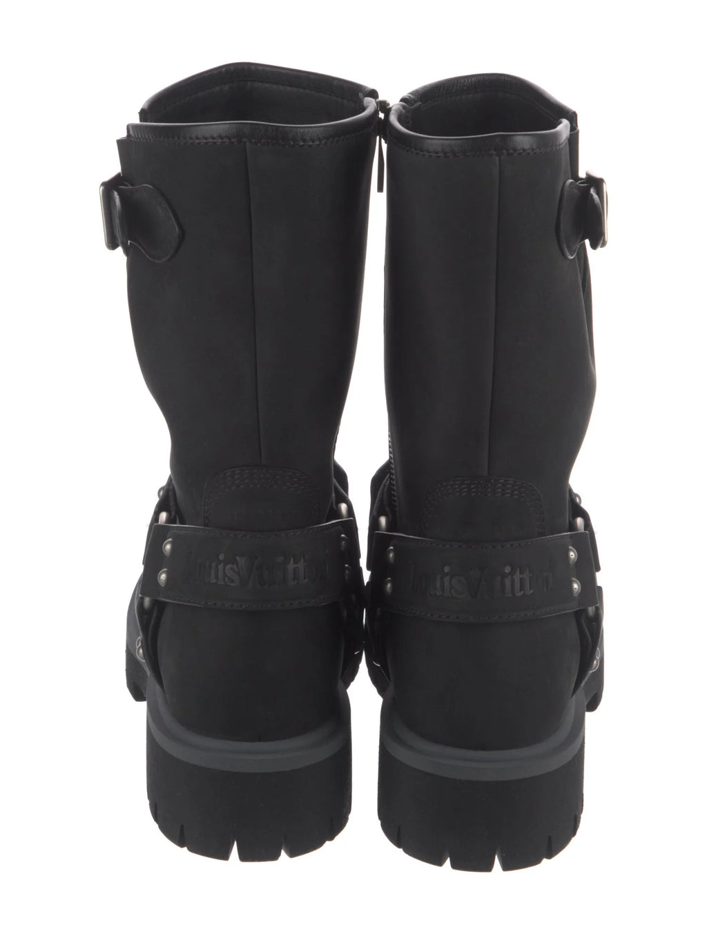 Louis Vuitton X Timberland Suede Mid-Calf Slip On Boots