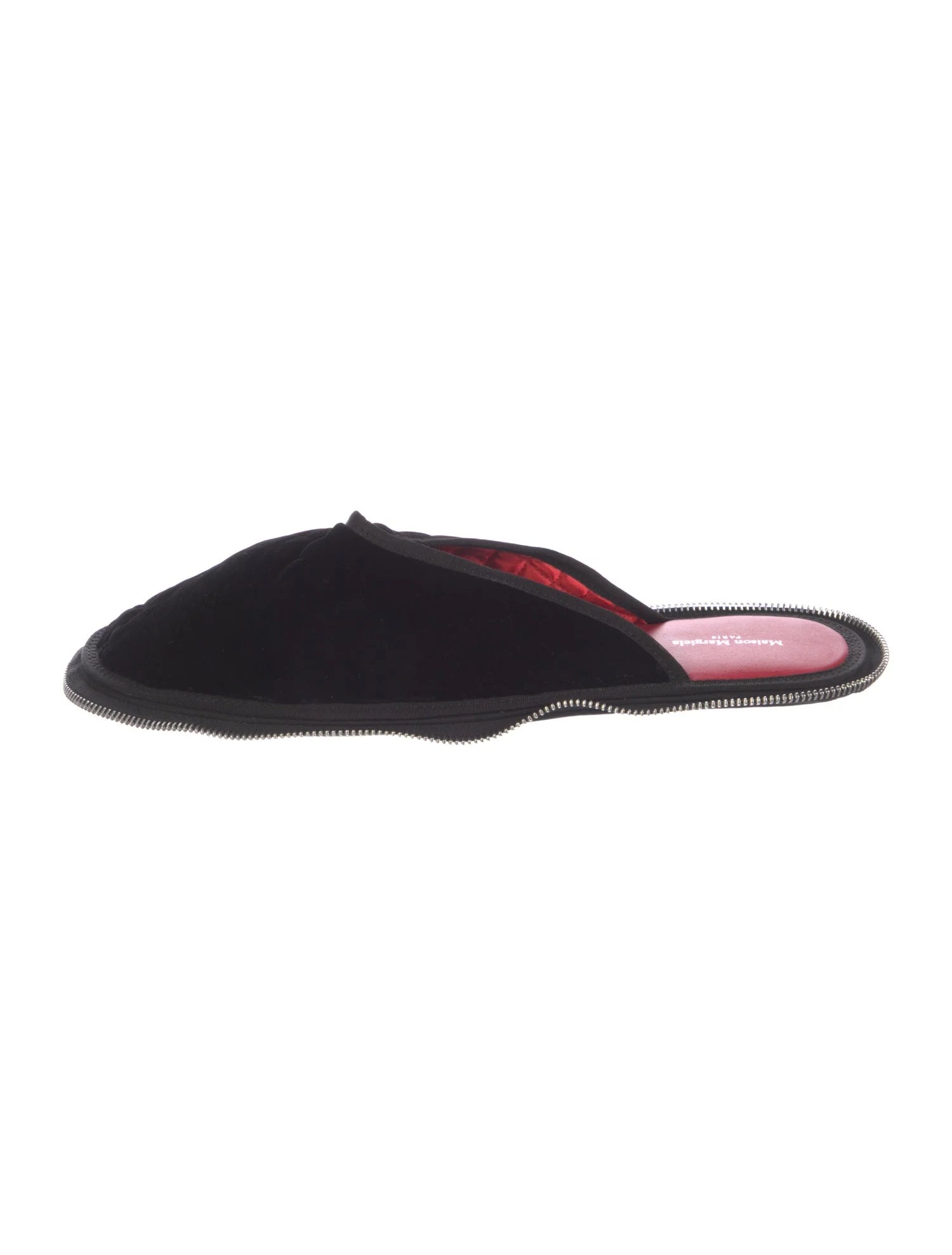 Margiela Velvet Quilted Slippers