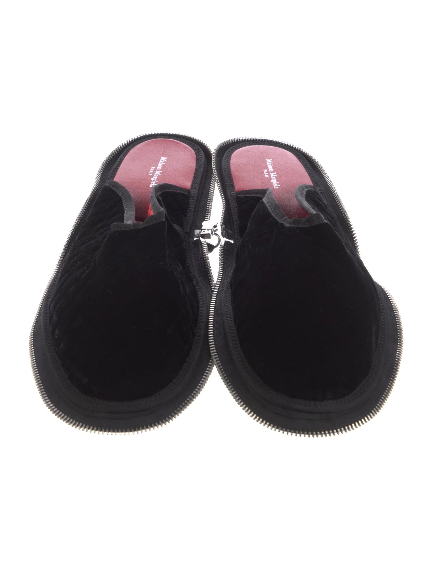 Margiela Velvet Quilted Slippers