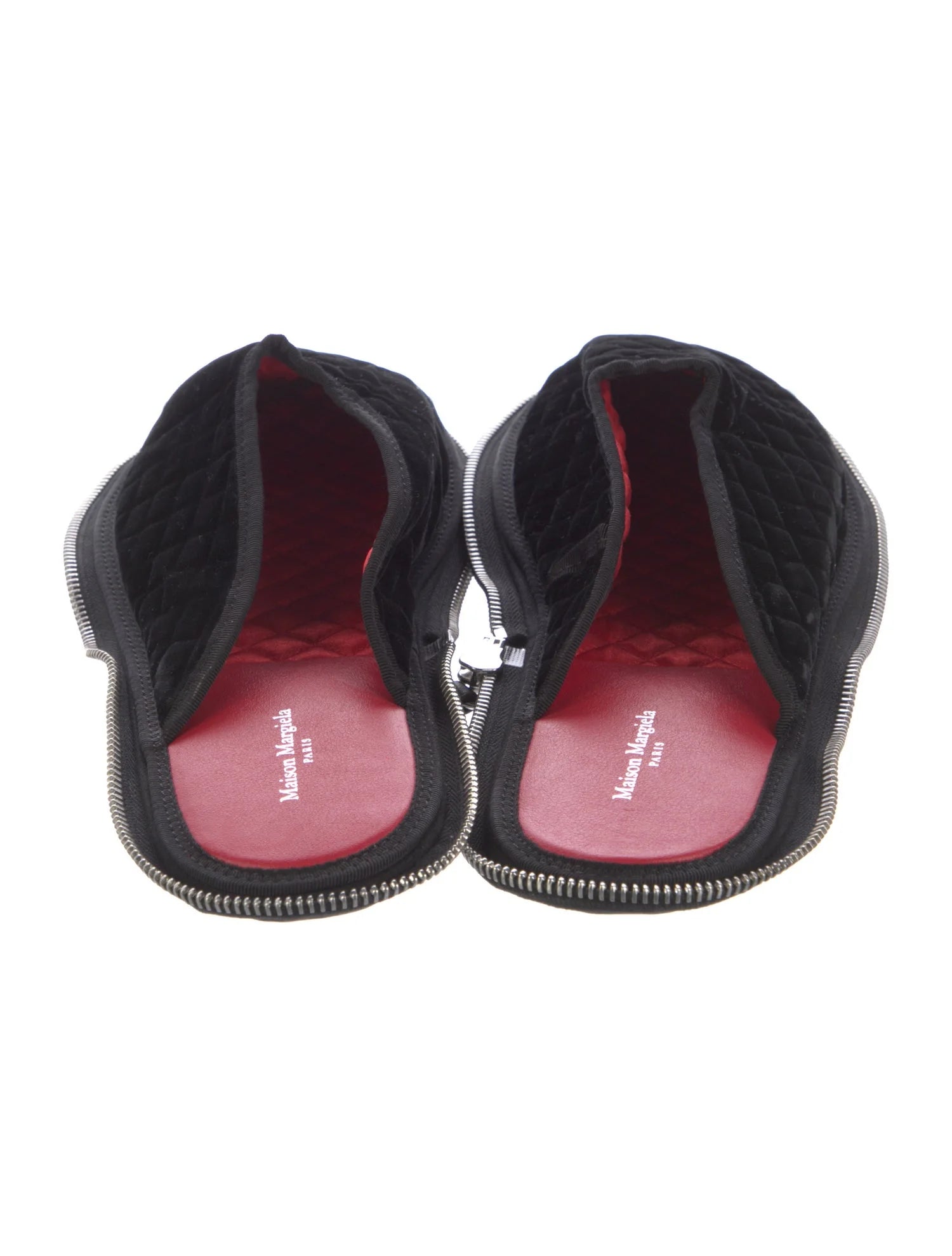 Margiela Velvet Quilted Slippers