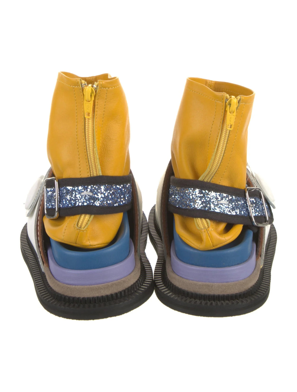 Margiela Colorblock Platform Sandals