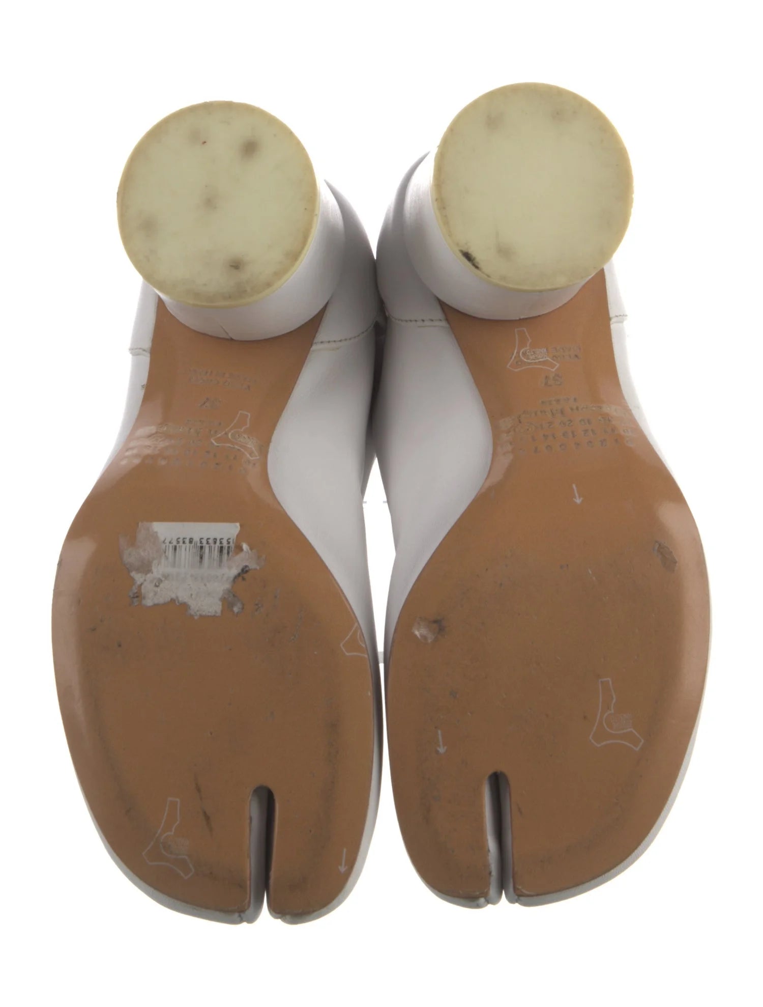 Margiela Rare Printed Leather Tabi Boots