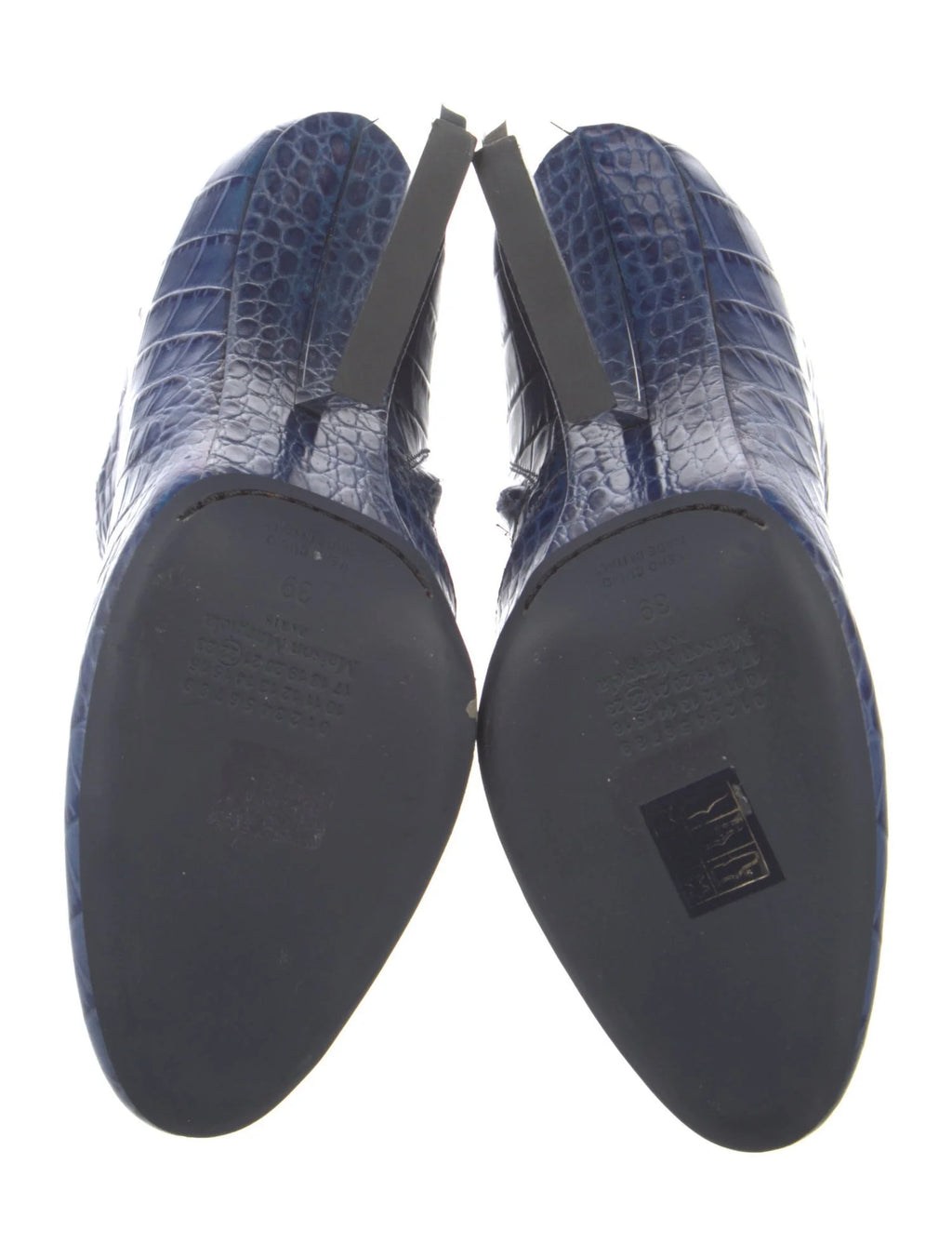 Margiela Embossed Mirror Heeled Boots