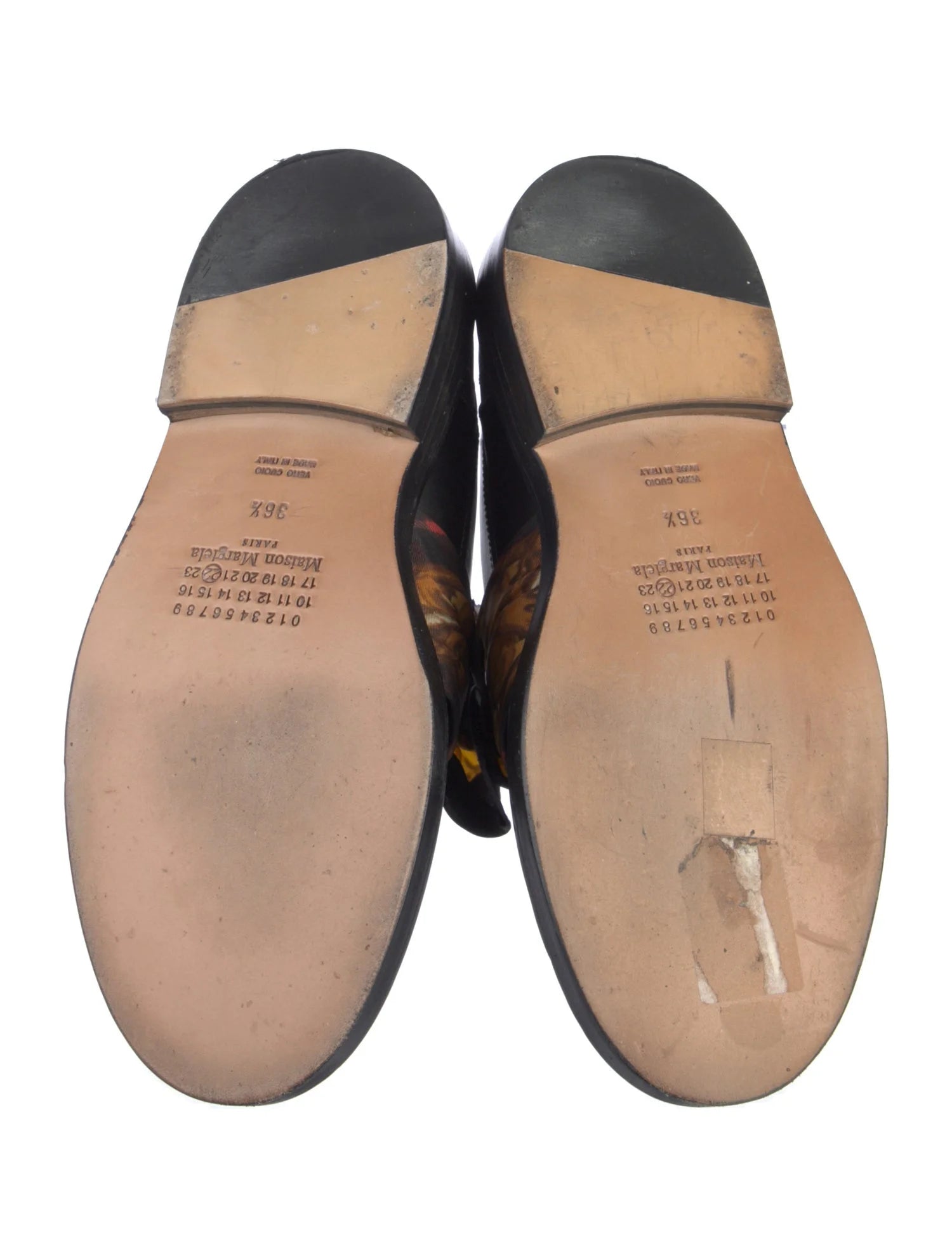 Maison Margiela Satin Bow Accent Loafers