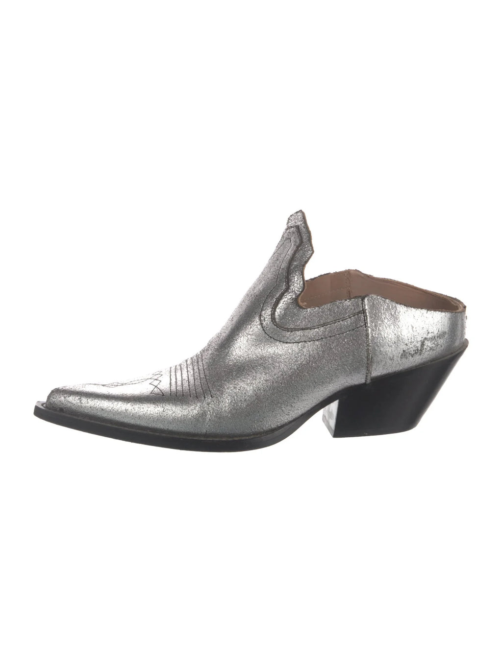 Margiela Cowboy Boot Leather Mules