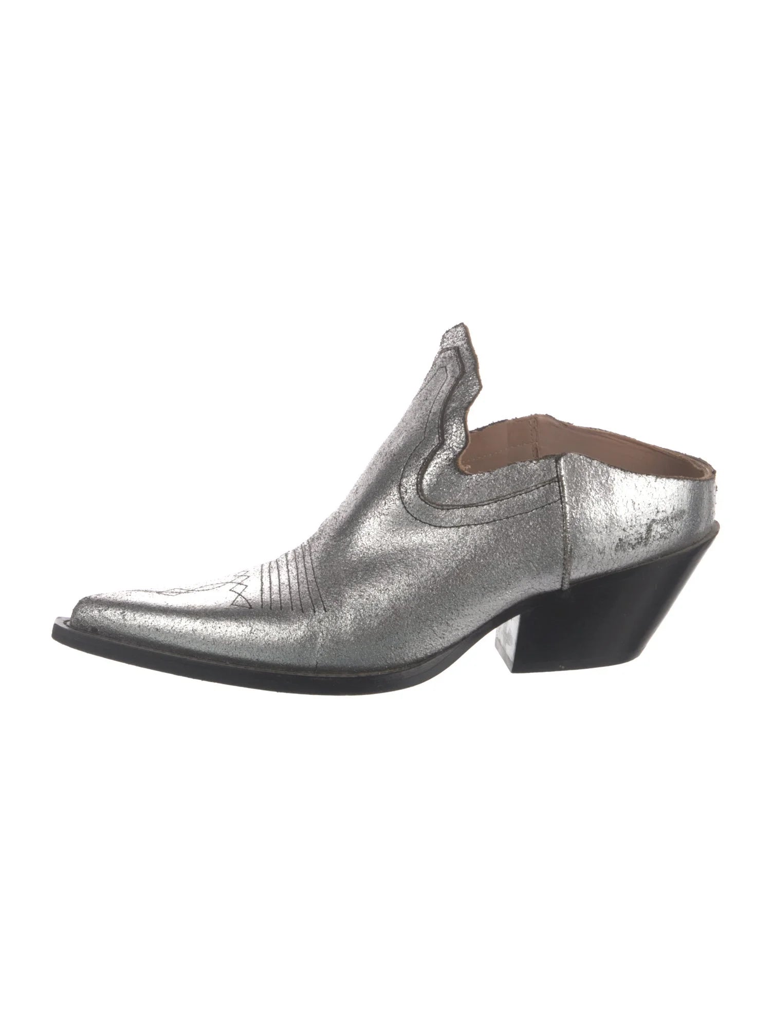 Margiela Cowboy Boot Leather Mules