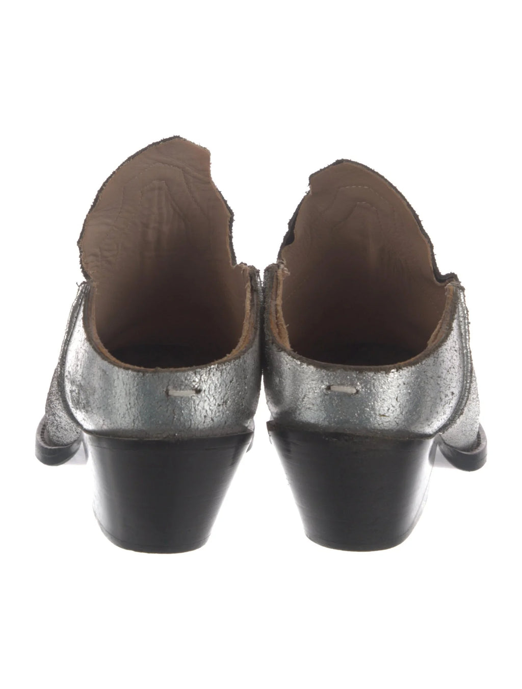 Margiela Cowboy Boot Leather Mules
