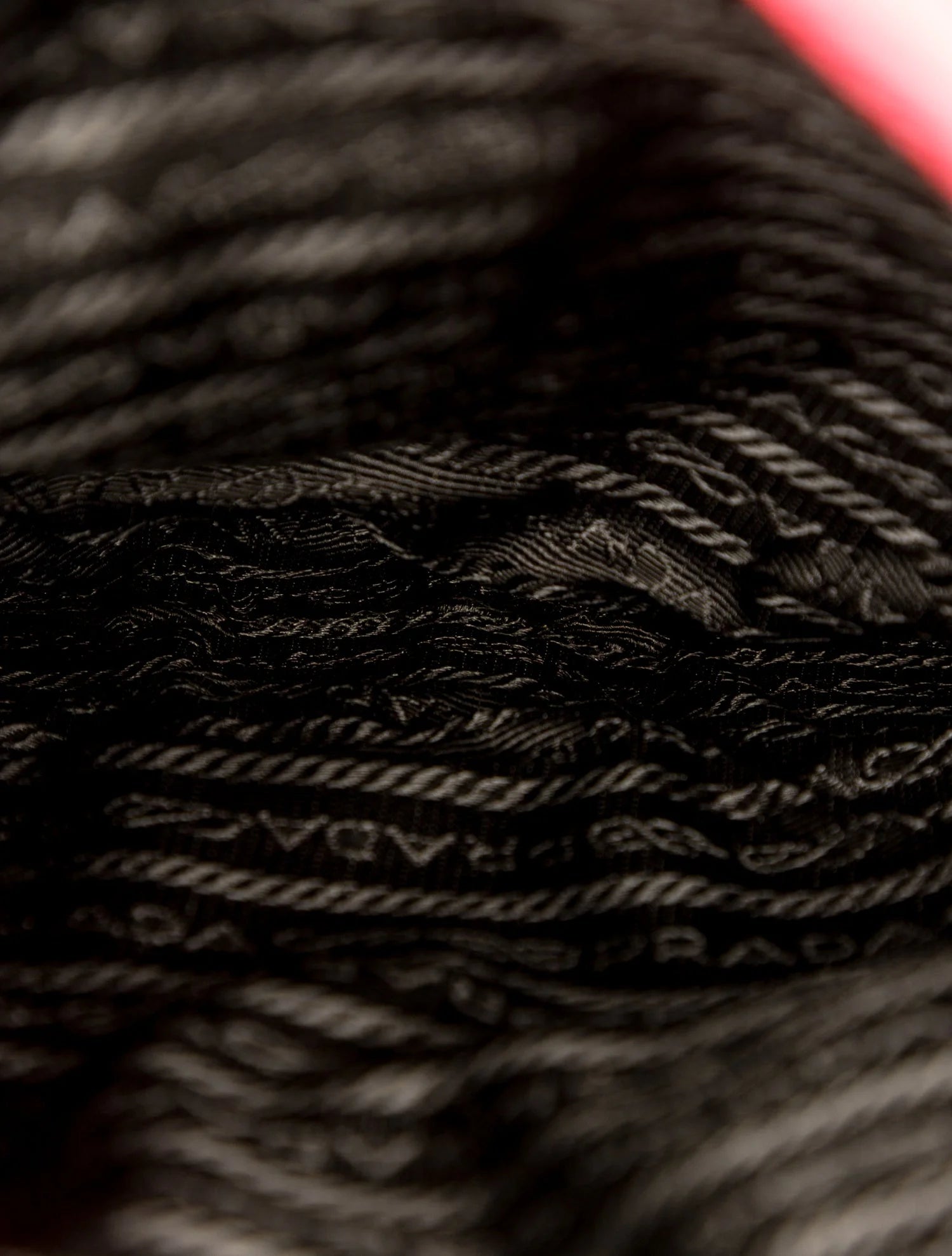 Prada Enameled Tweed Top Handle Bag