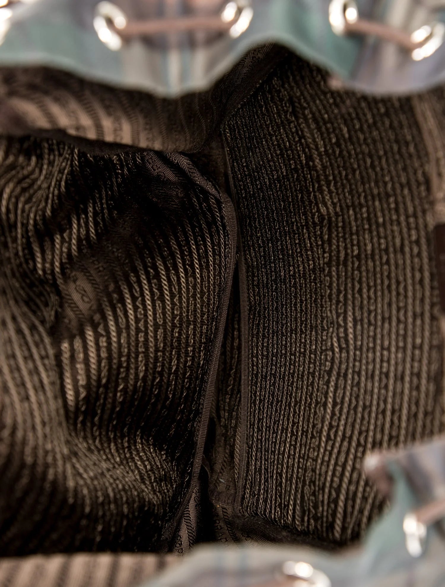 Prada Plaid Pinted Backpack